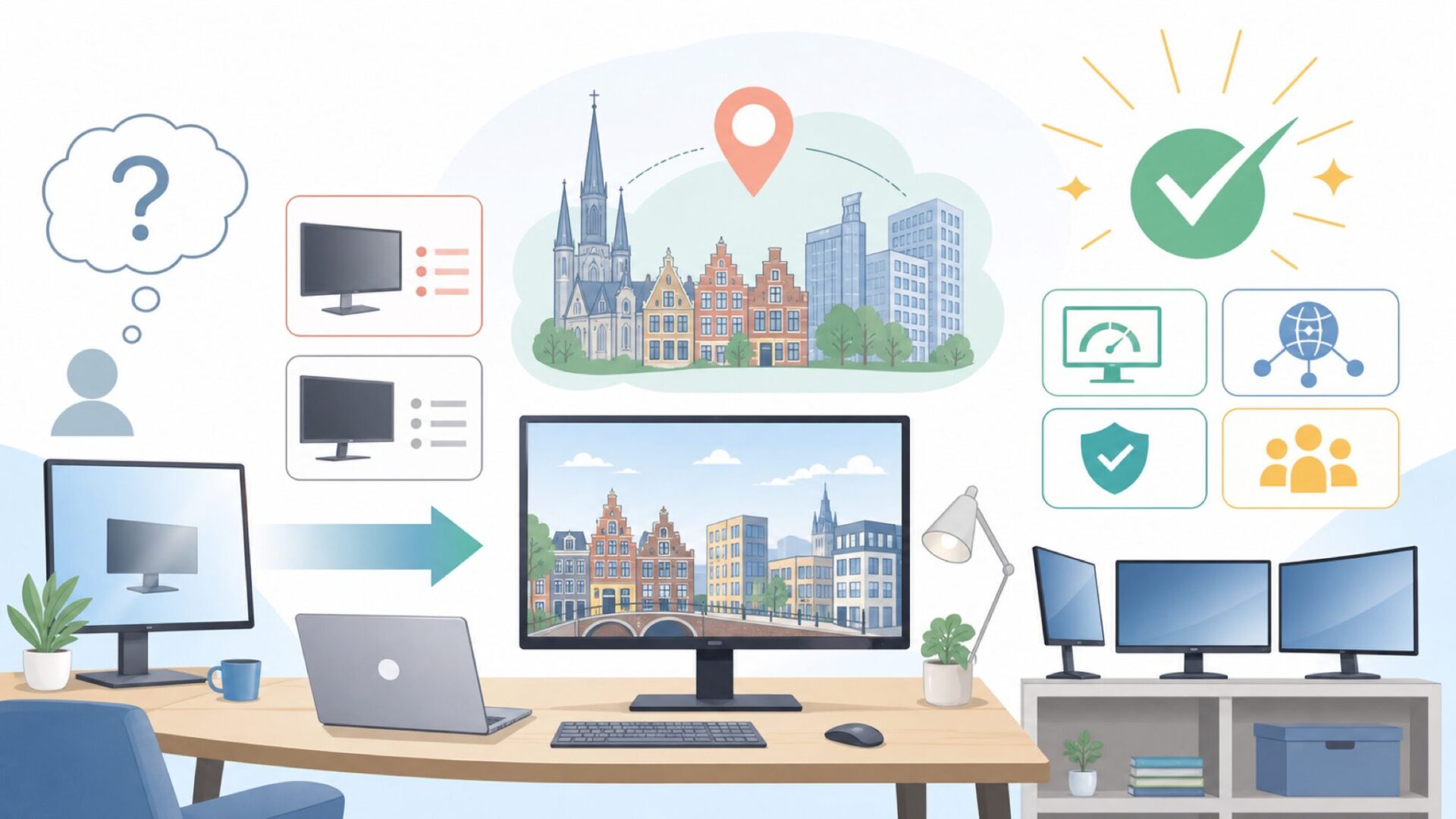 PHILIPSのPCコンポーネントは「どこの国」？最初に押さえる結論を表すイラスト