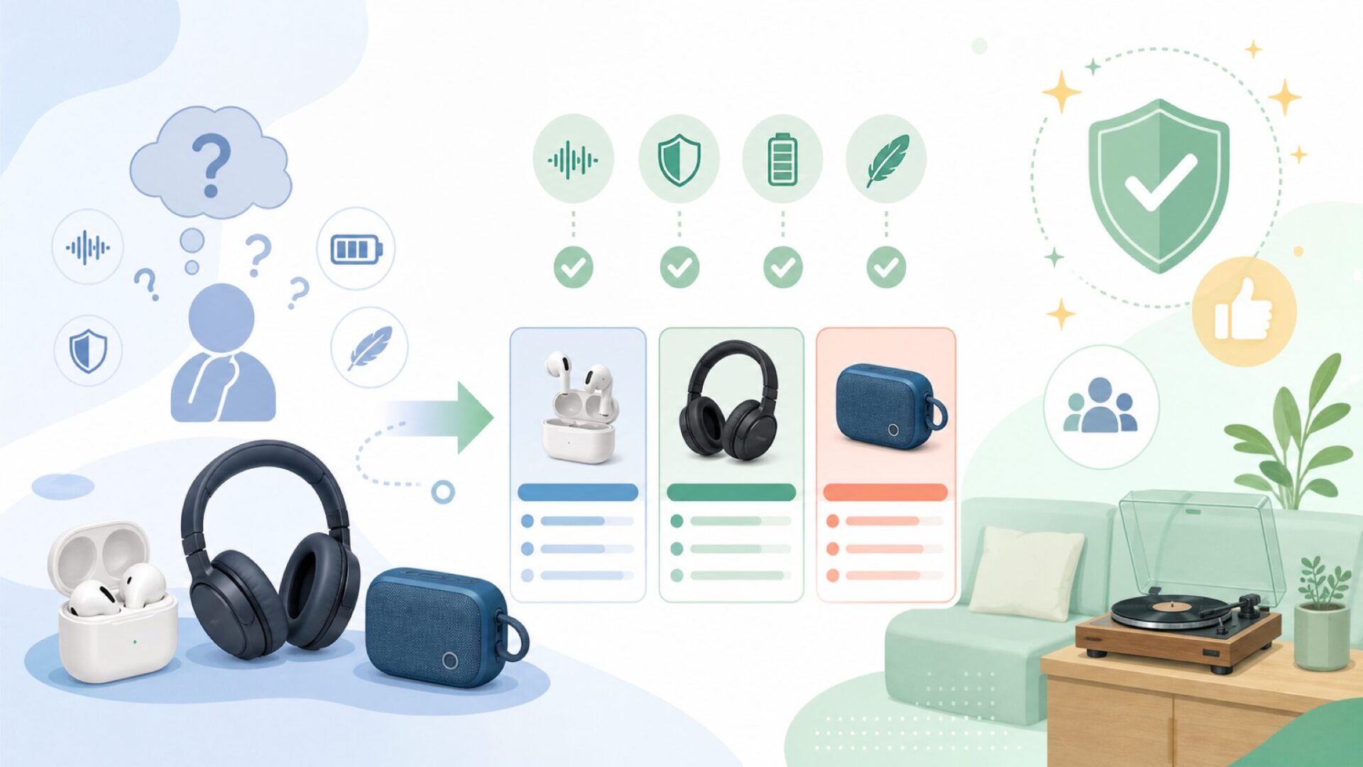 ION Audioの品質・信頼性はどうか——ユーザーが気にするポイントを整理するを表すイラスト