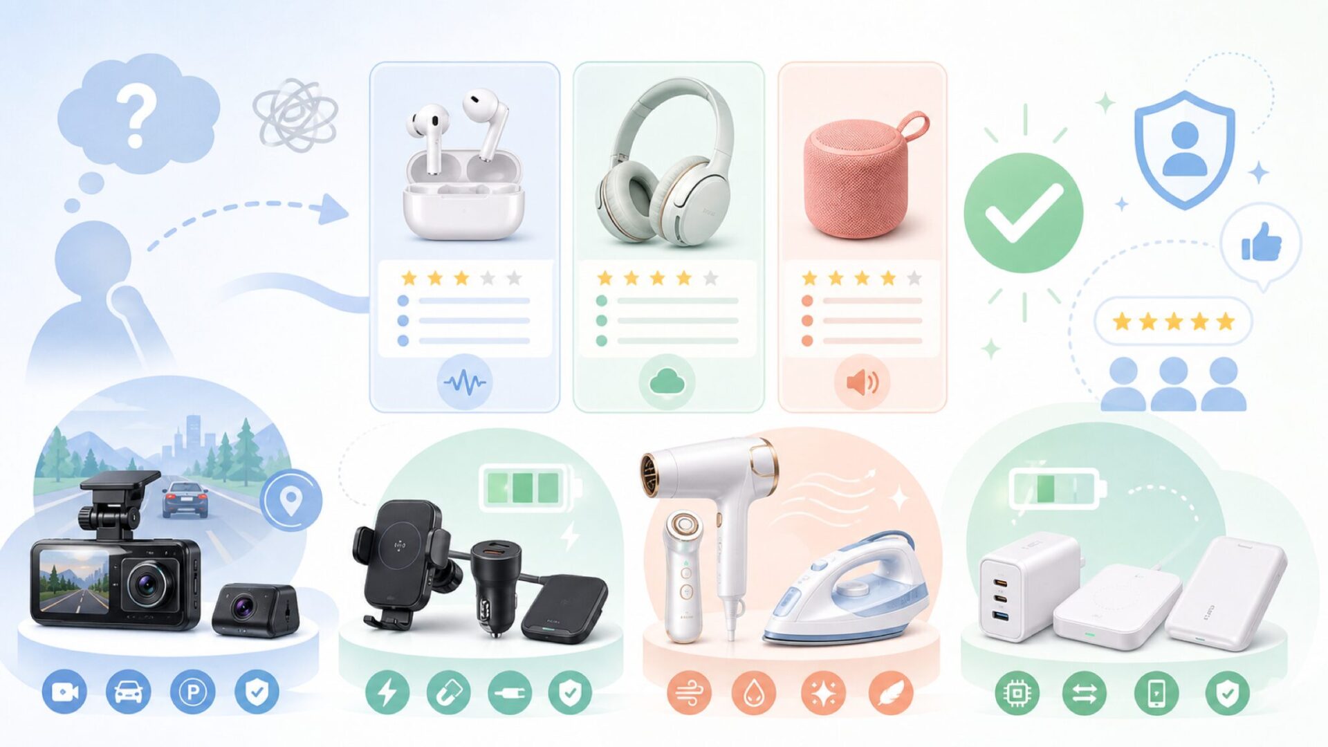 VAVAの主力製品ラインナップ:何が売れているのかを表すイラスト