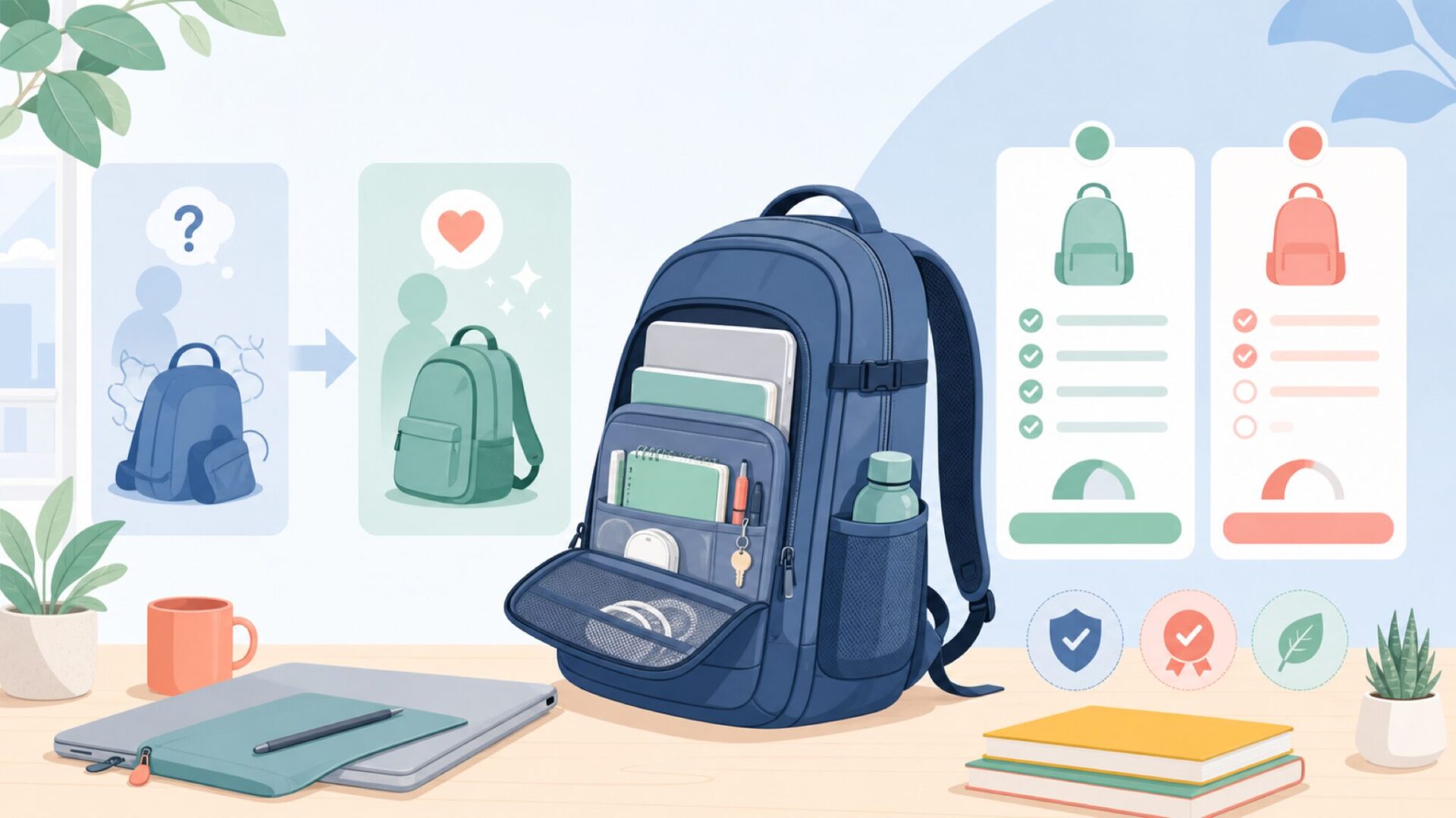 CoolBELLの価格帯とコスパ——同価格帯ブランドと徹底比較するを表すイラスト