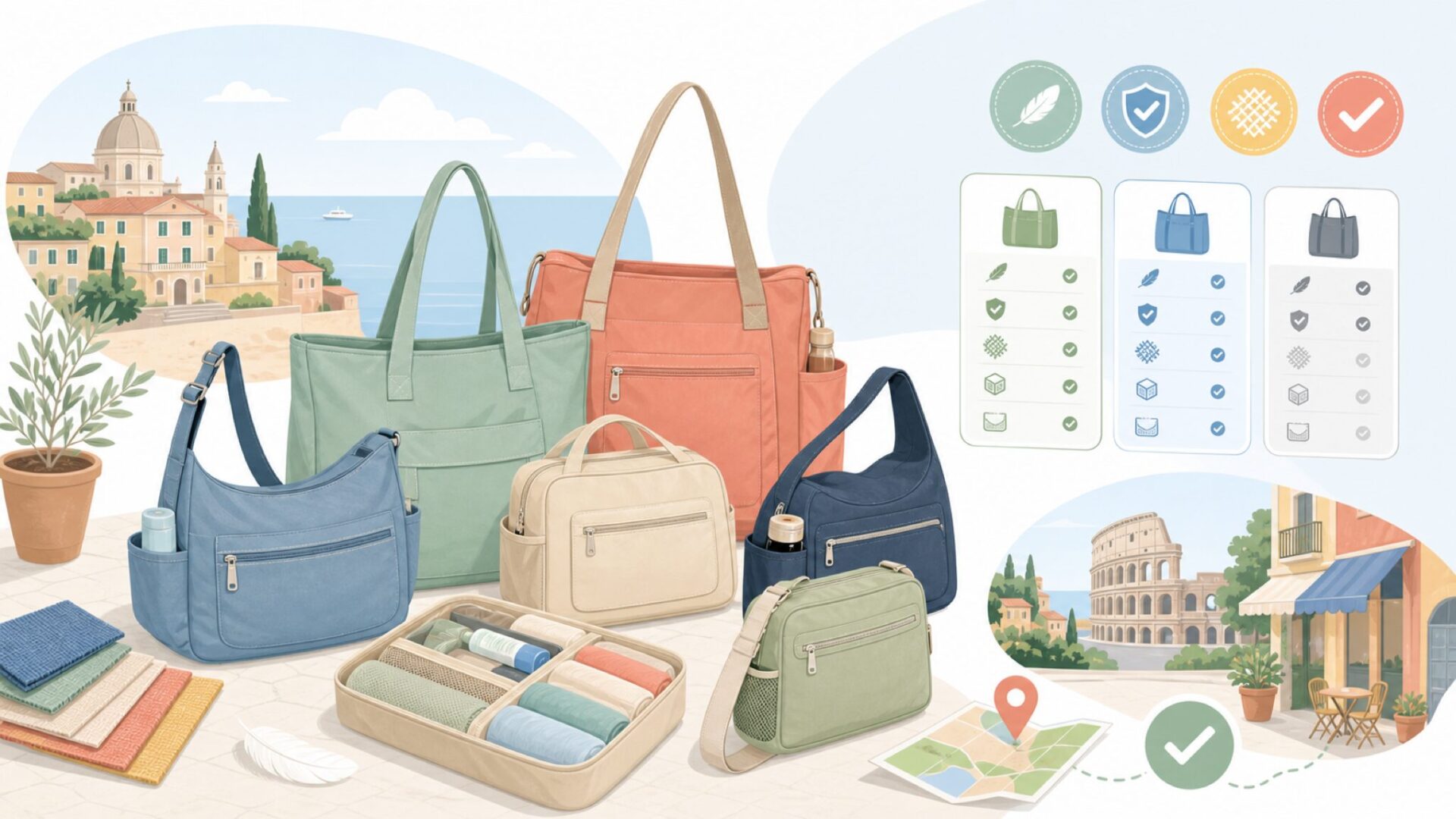 なぜCarpisaはイタリア旅行者の間で人気を集めているのかを表すイラスト