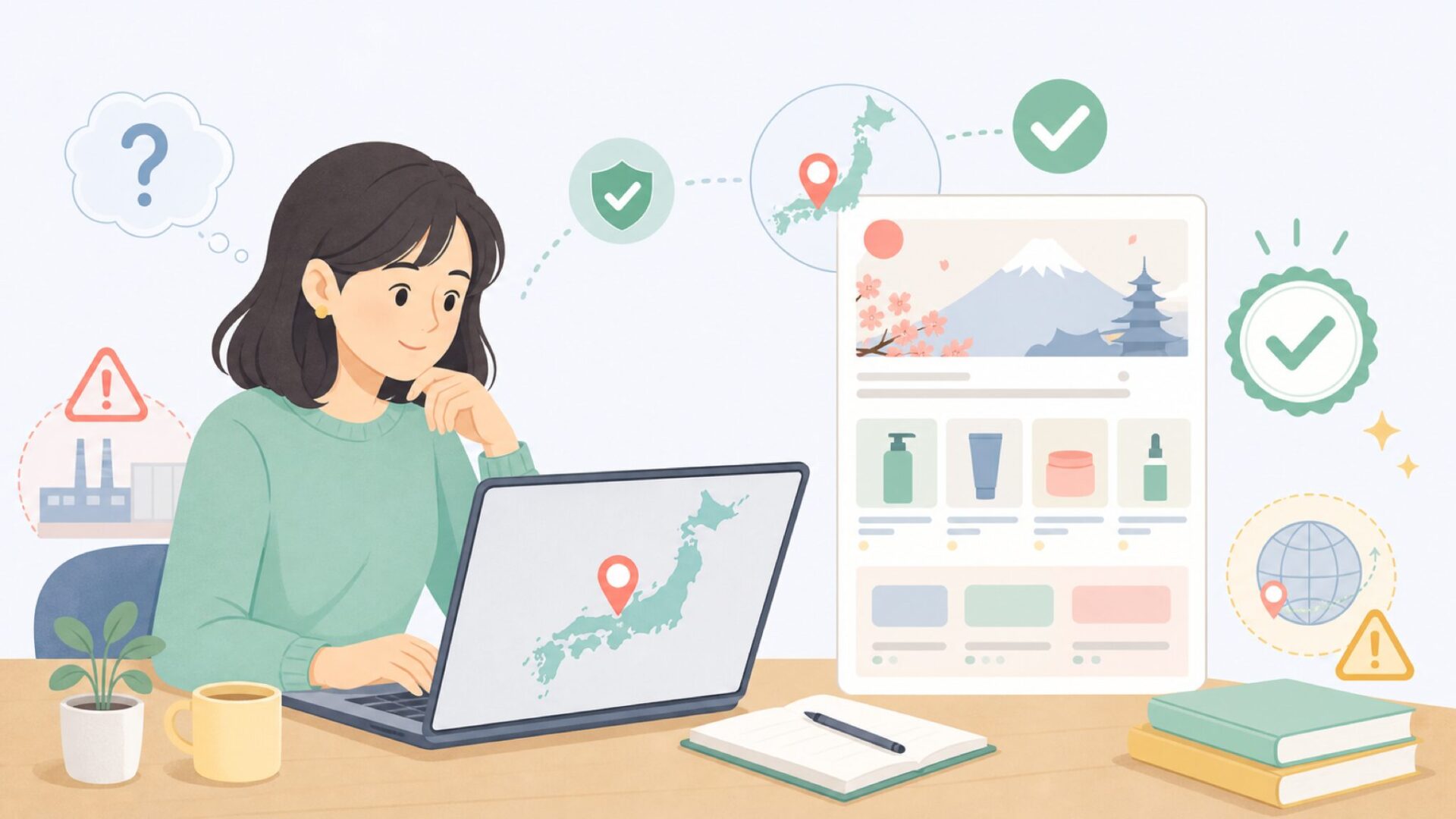 Kemy'sはどこの国？国籍と拠点を最初に結論からお伝えしますを表すイラスト