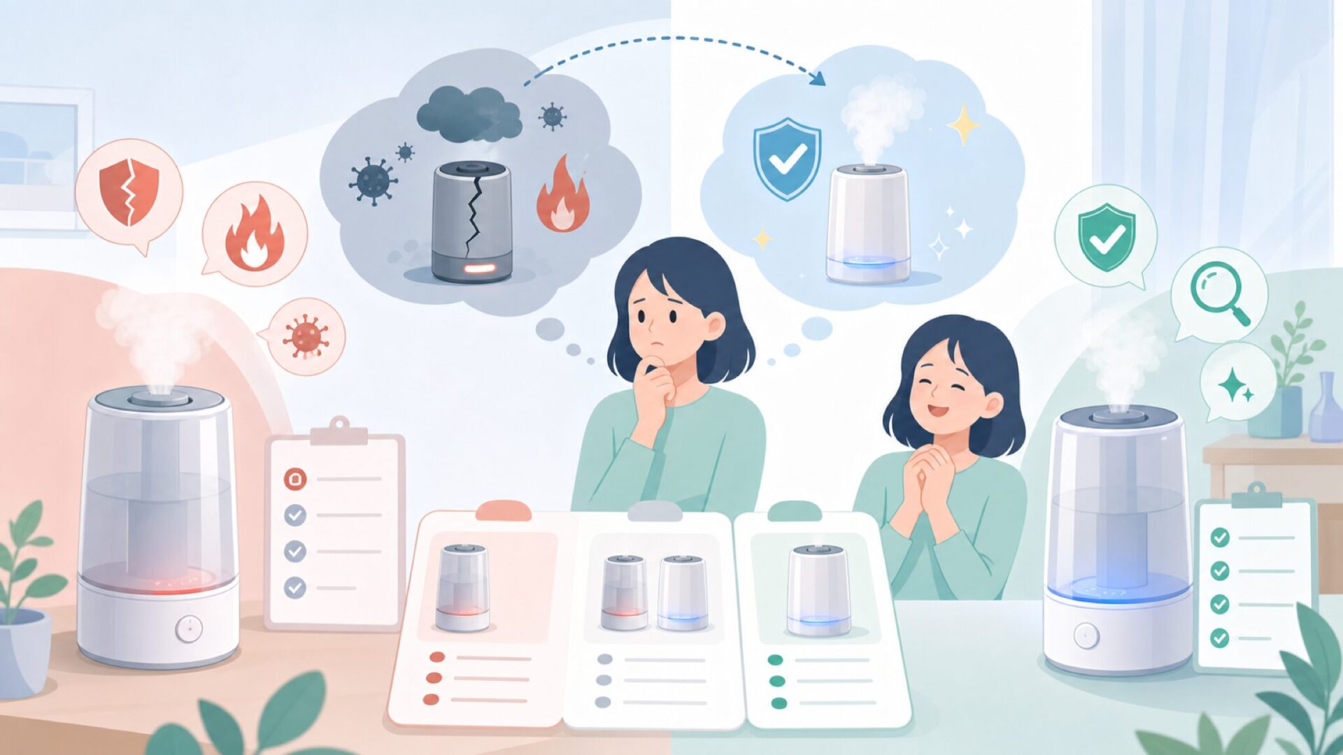 「中国製だから不安」という気持ちに正直に向き合うを表すイラスト