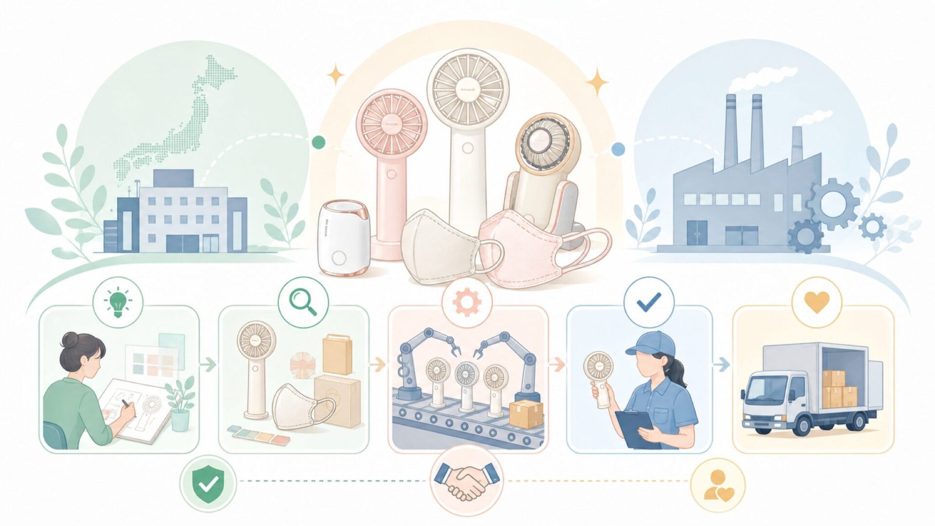 CICIBELLAどこの国のブランドなのか、結論を先にお伝えしますを表すイラスト