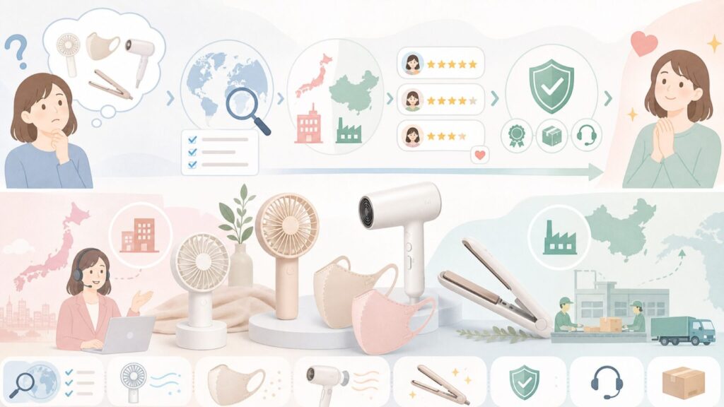 CICIBELLA（シシベラ）はどこの国？La Bella株式会社の実態と評判まとめの要点を表すイラ