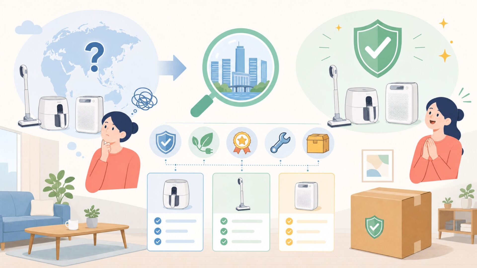FINNRLIはどこの国のメーカー？正体を調べてみたを表すイラスト