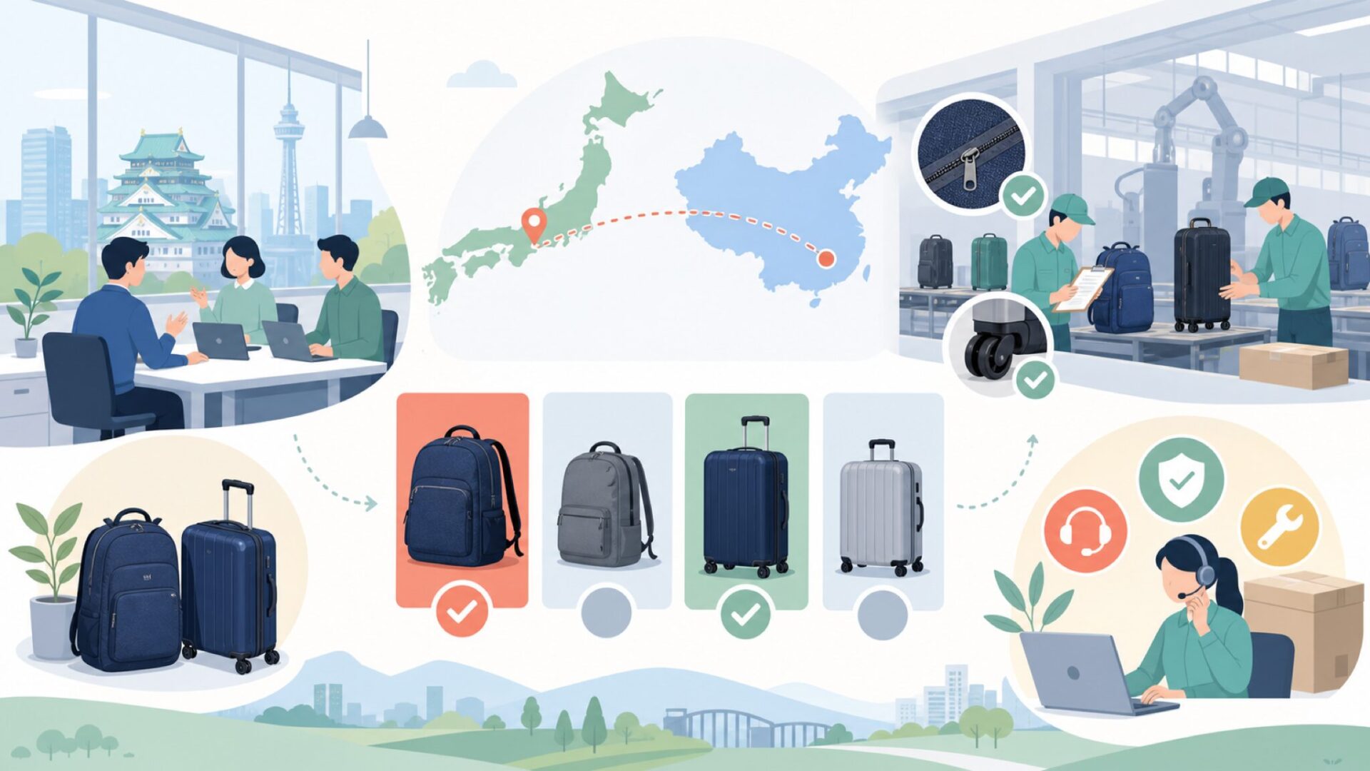 EXCITECH Bizはどこの国のブランドか——素性を明かすを表すイラスト
