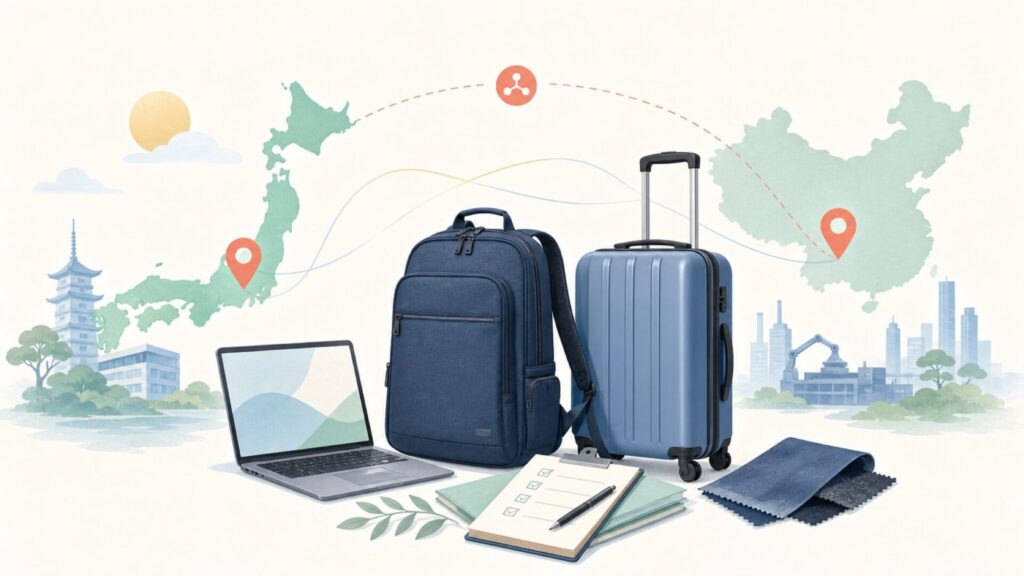 EXCITECH Bizはどこの国のブランド？運営会社と品質の実態を調べたの要点を表すイラスト