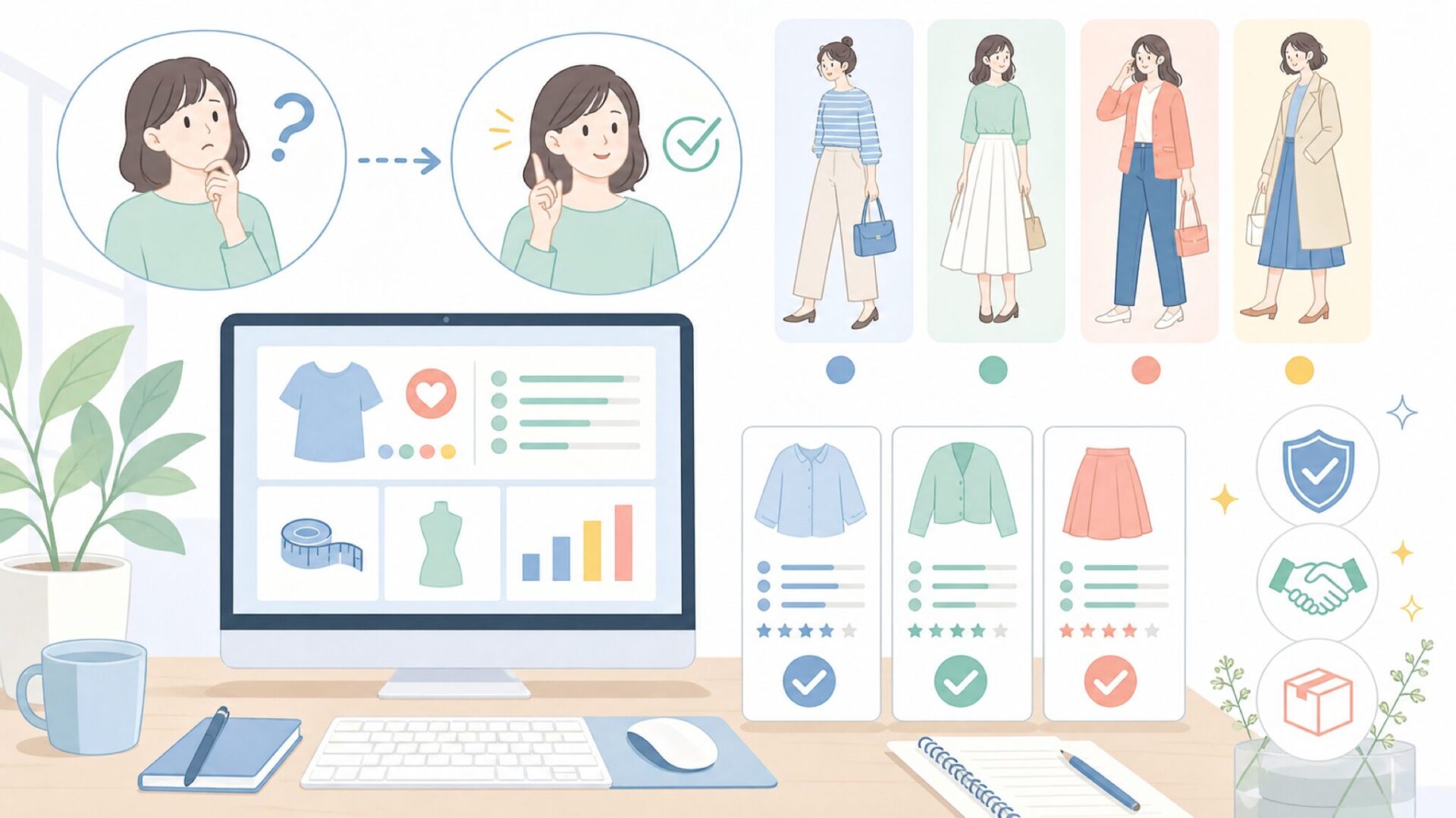 神戸レタスのターゲットと年齢層:どんな人に向いているブランド?を表すイラスト