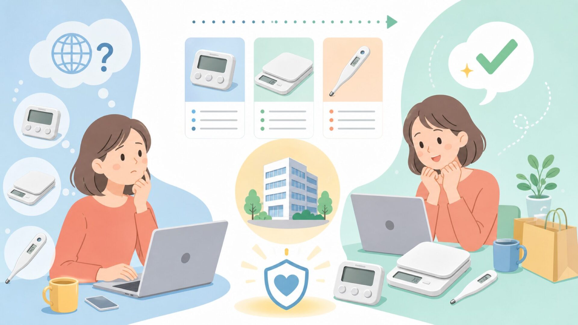Dretec(ドリテック)はどこの国のブランドなのか——結論は「日本企業」を表すイラスト