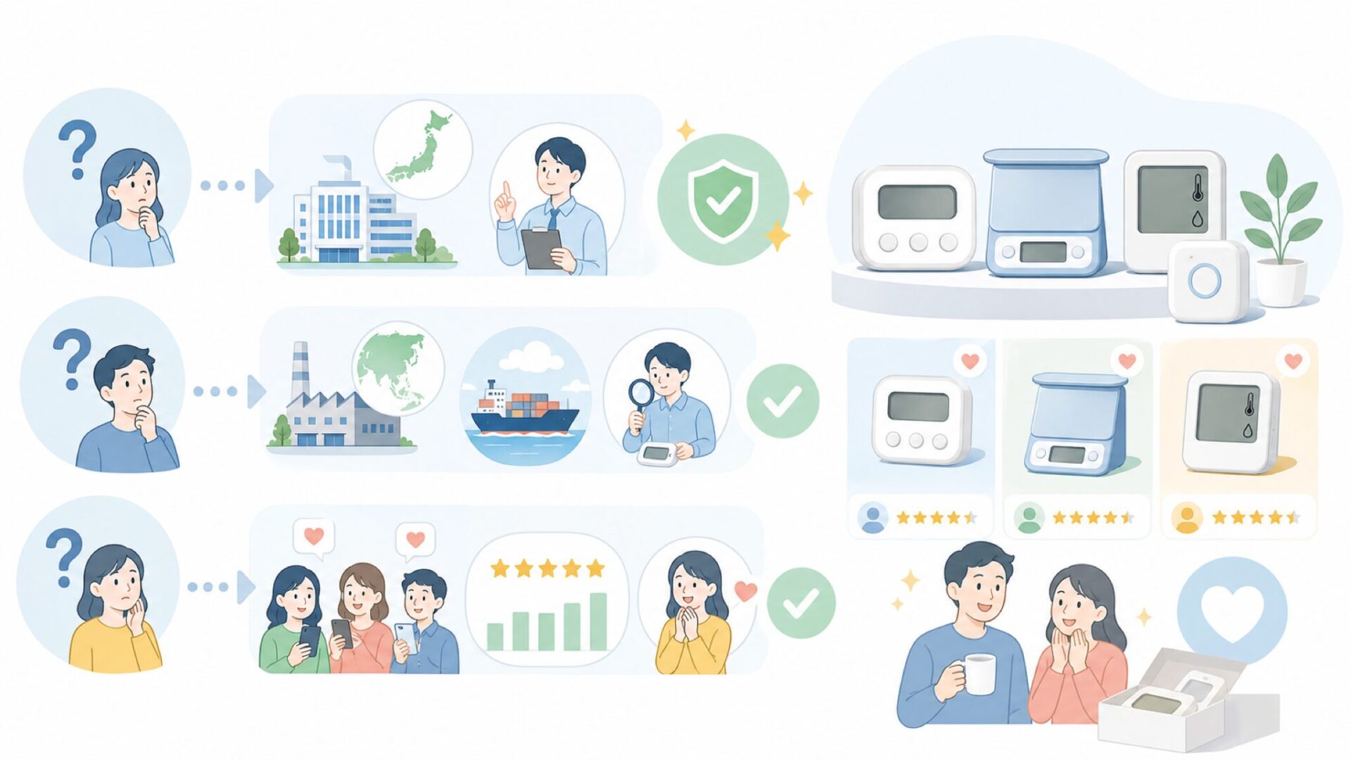 よくある質問を表すイラスト