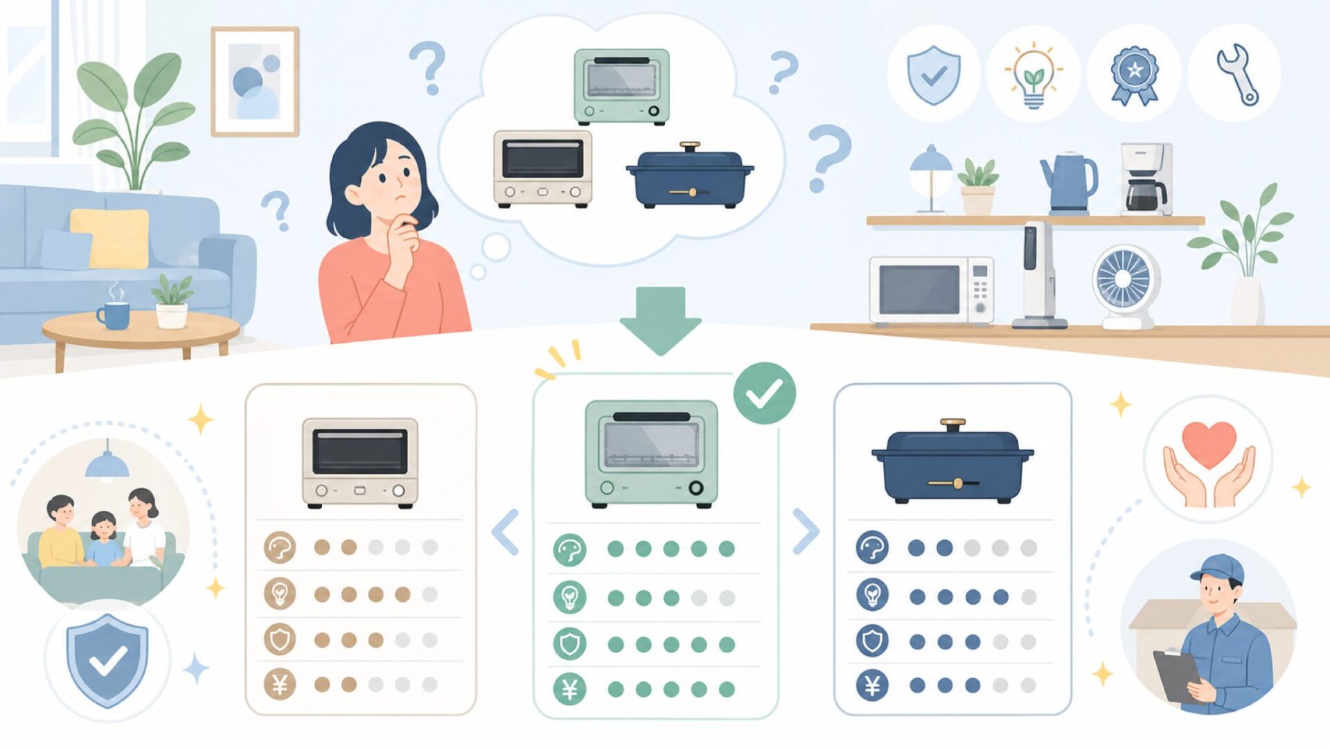 LITHON・ライソンと他メーカーとの比較を表すイラスト