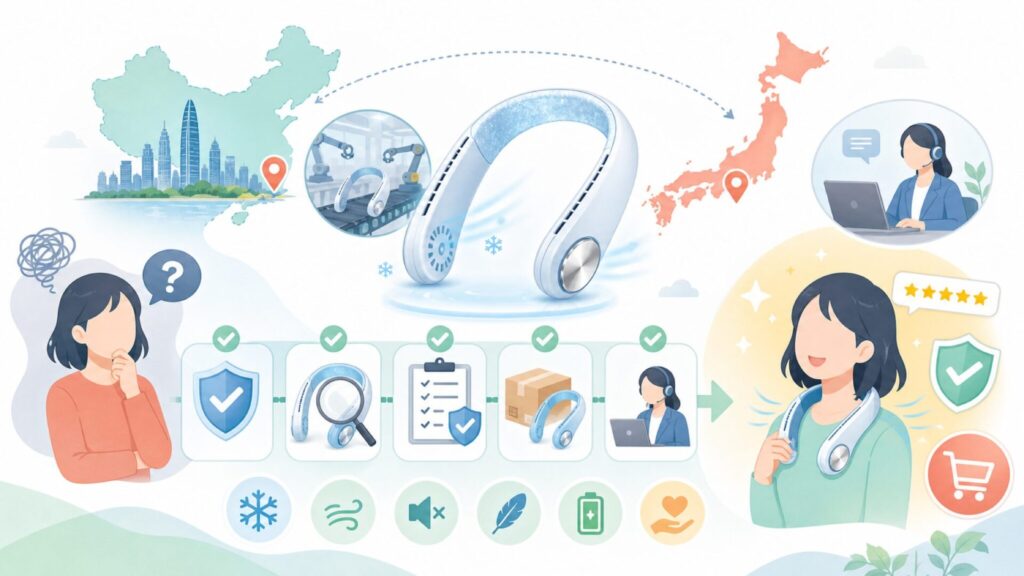 TORRAS COOLIFY系OEMはどこの国？中国深圳発ブランドの実態と安心して買える理由の要点を