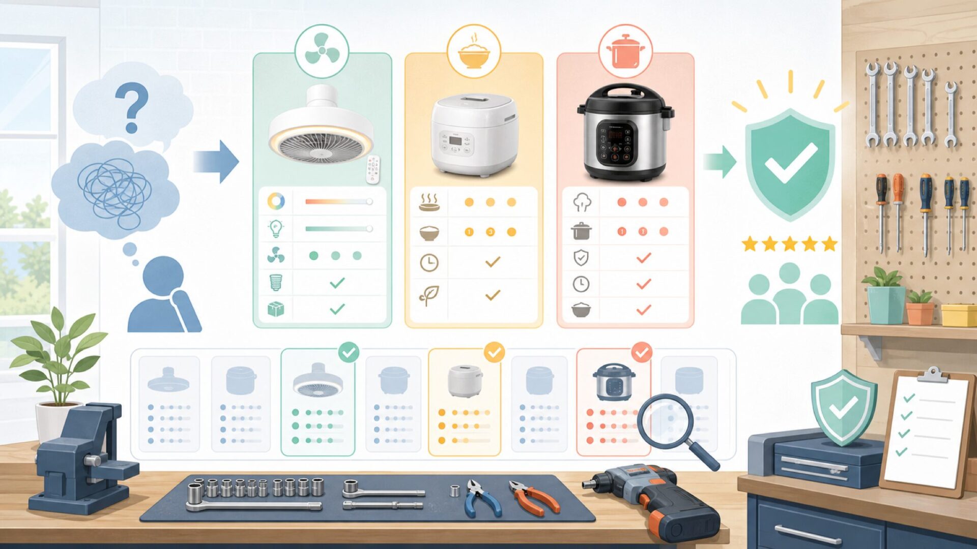カテゴリー別に見るAONCIAの製品ラインナップと主な仕様を表すイラスト
