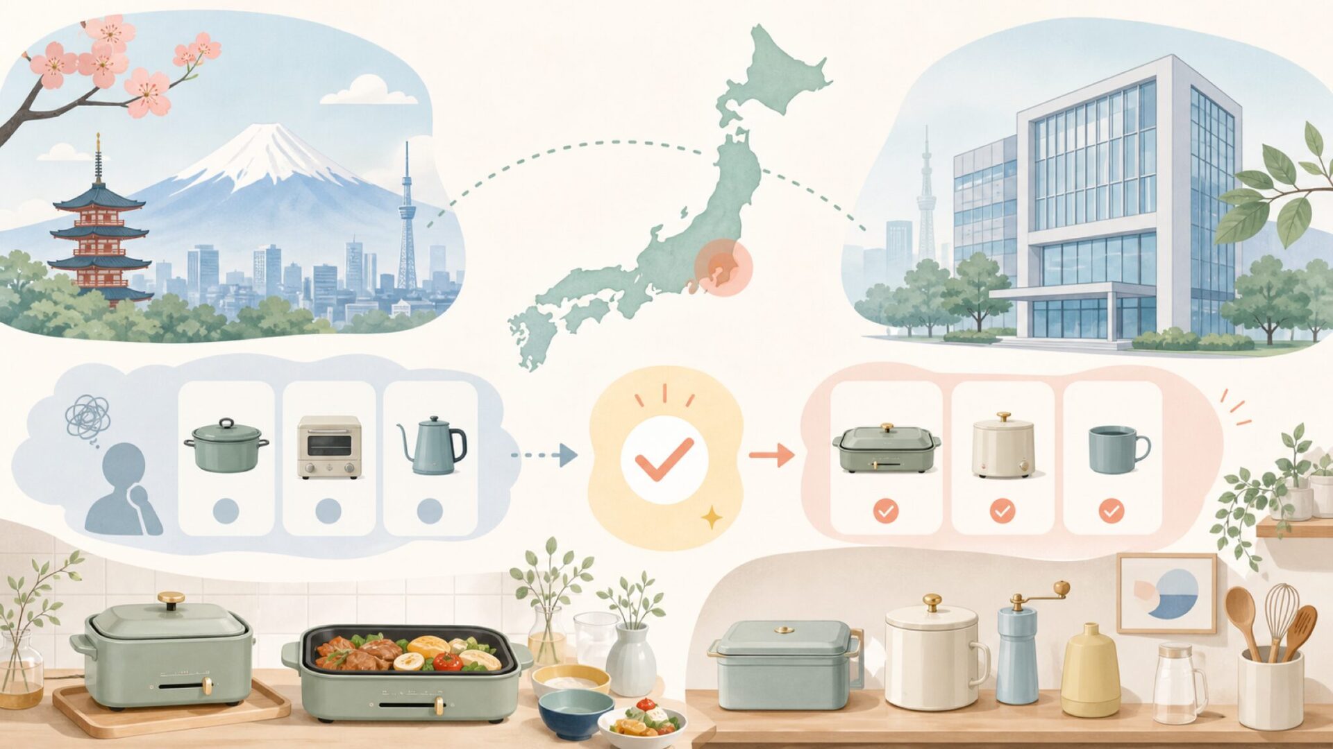 BRUNOはどこの国のブランドなのかを表すイラスト