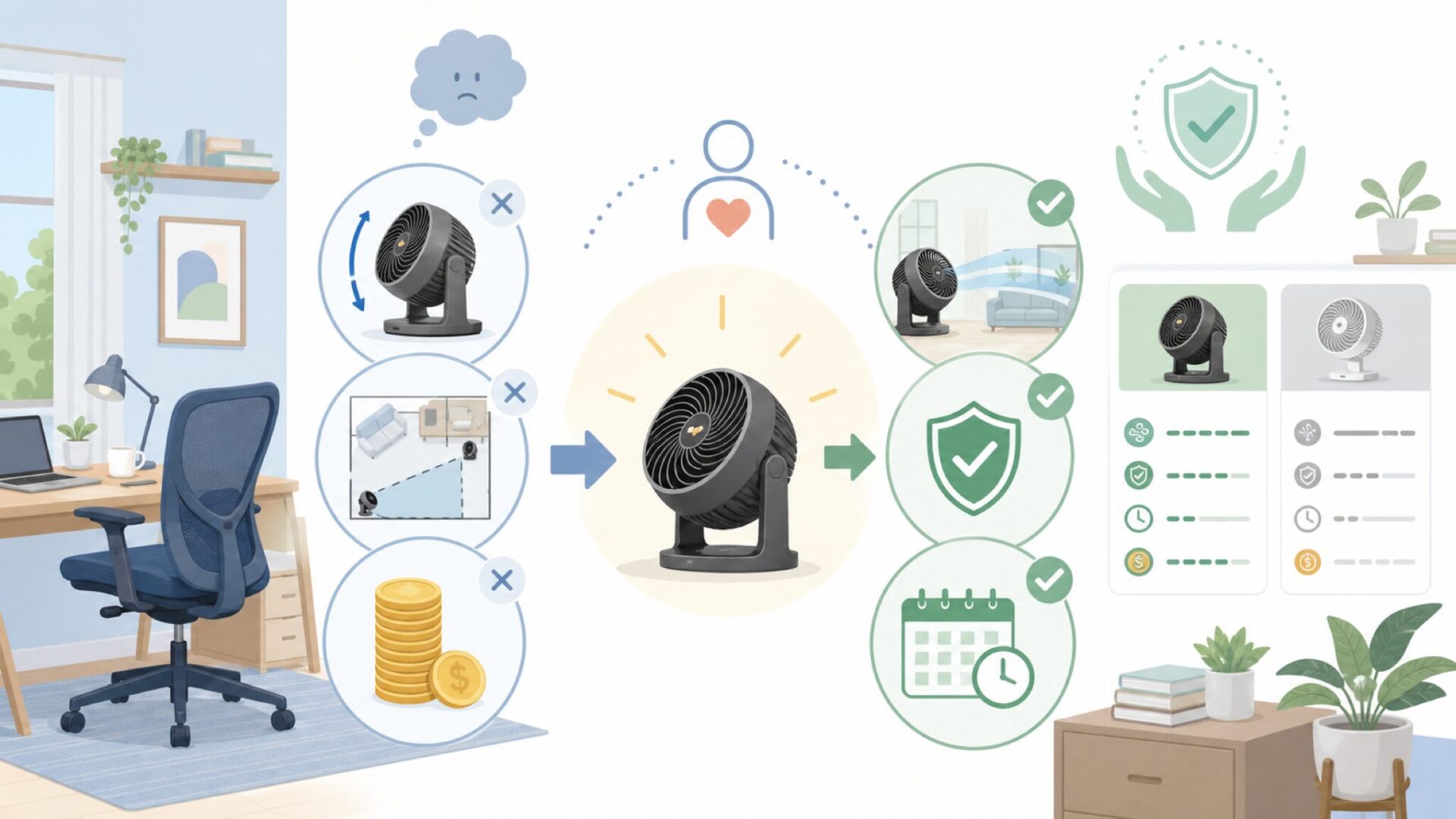 正直に伝えるVornadoのデメリットを表すイラスト