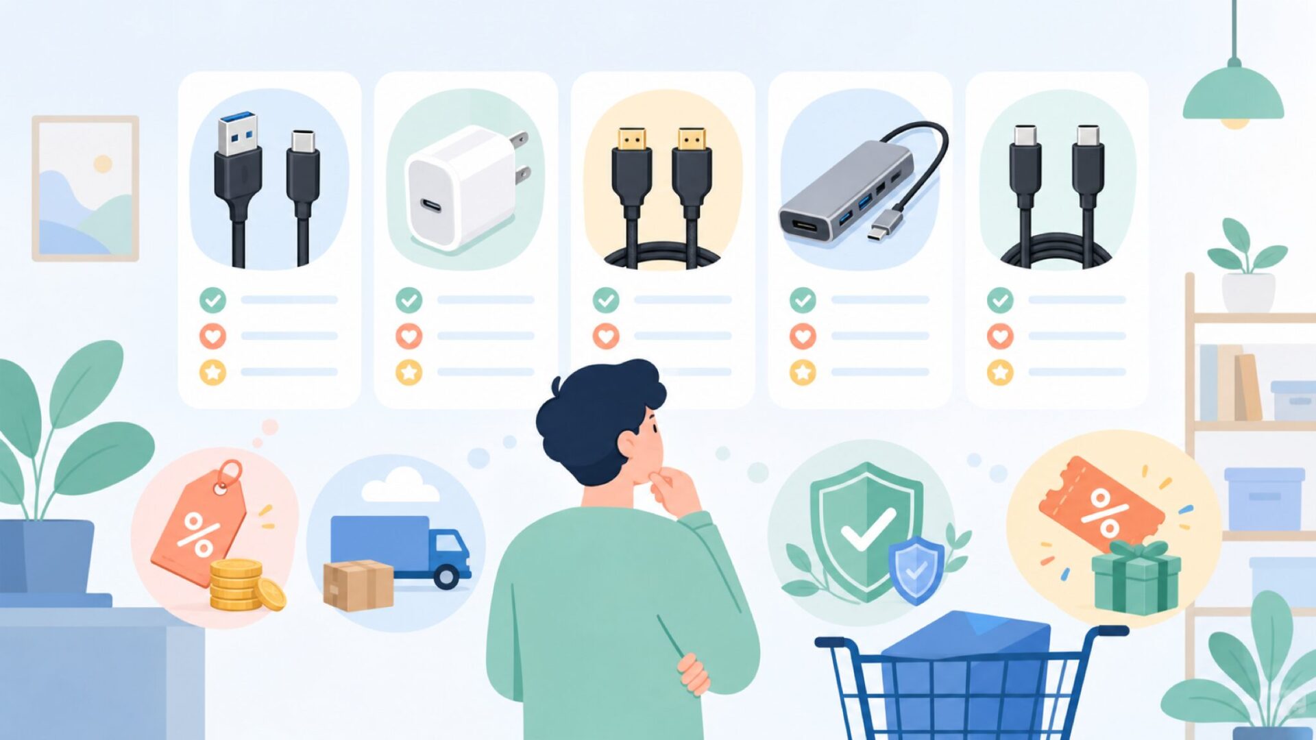 結局Ventionは「買い」か?購入判断のポイント整理を表すイラスト