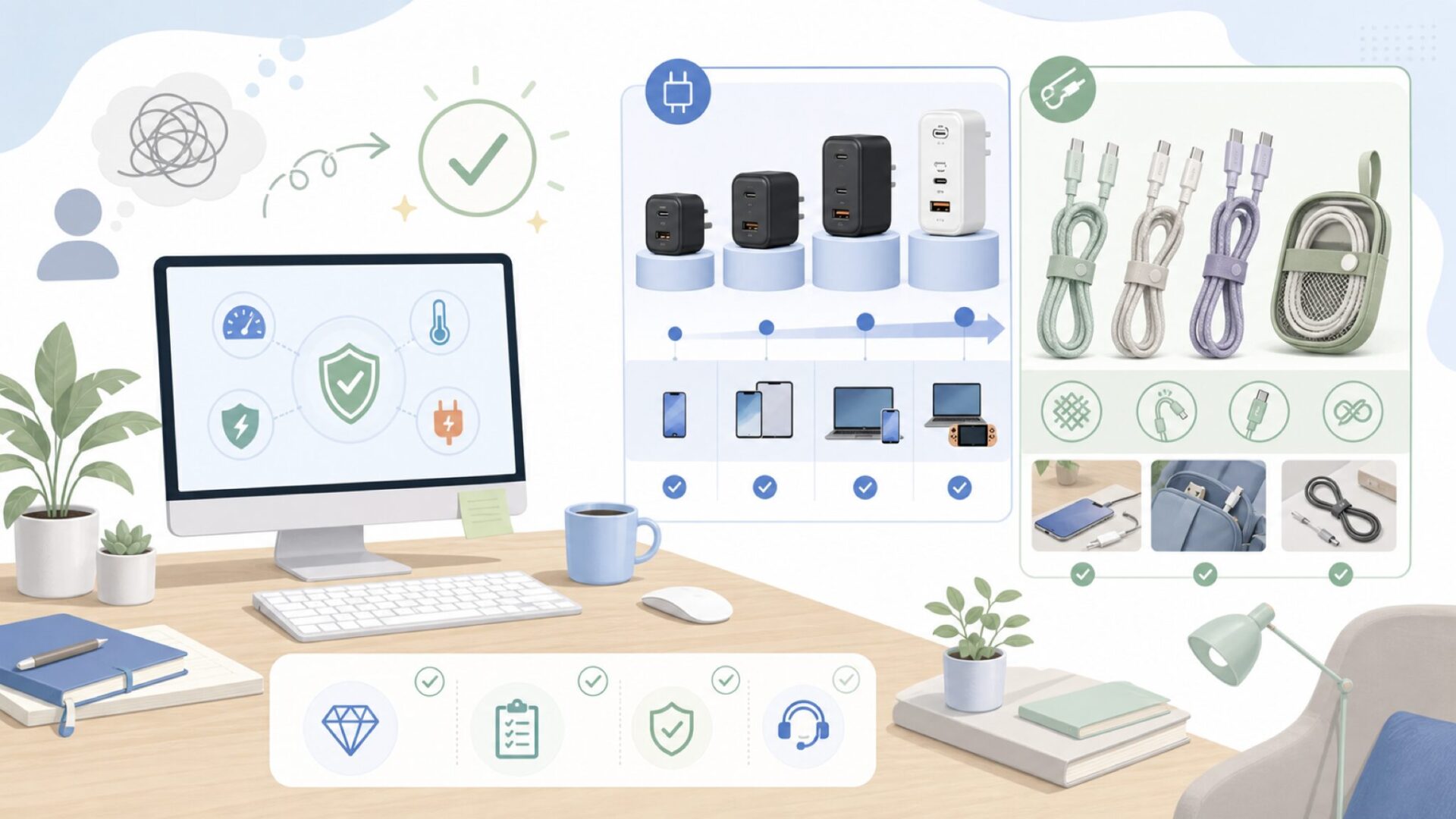 VOLTMEの主要製品ラインを確認する——RevoシリーズとMossシリーズを表すイラスト