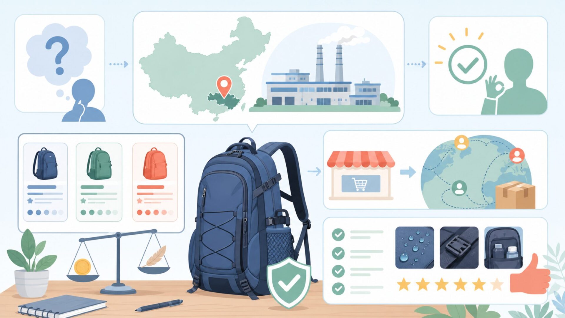 Hitorhike どこの国か——まず結論から答えるを表すイラスト