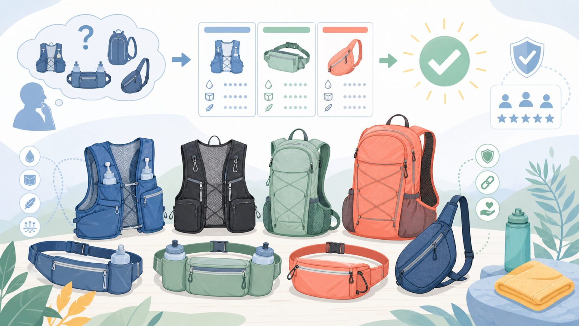 AONIJIEの主な製品ラインナップを表すイラスト