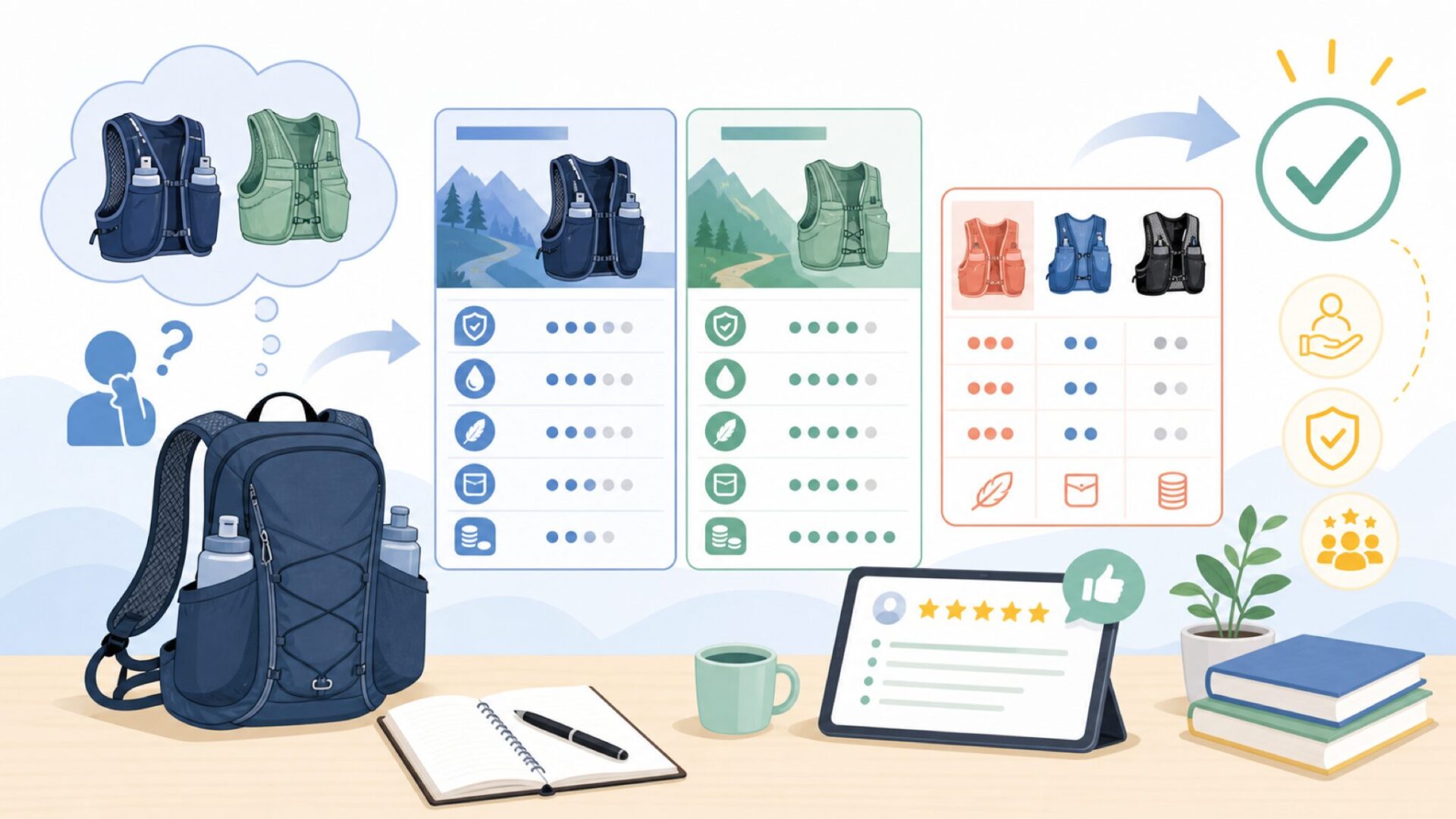 AONIJIEと国内外ブランドの比較を表すイラスト