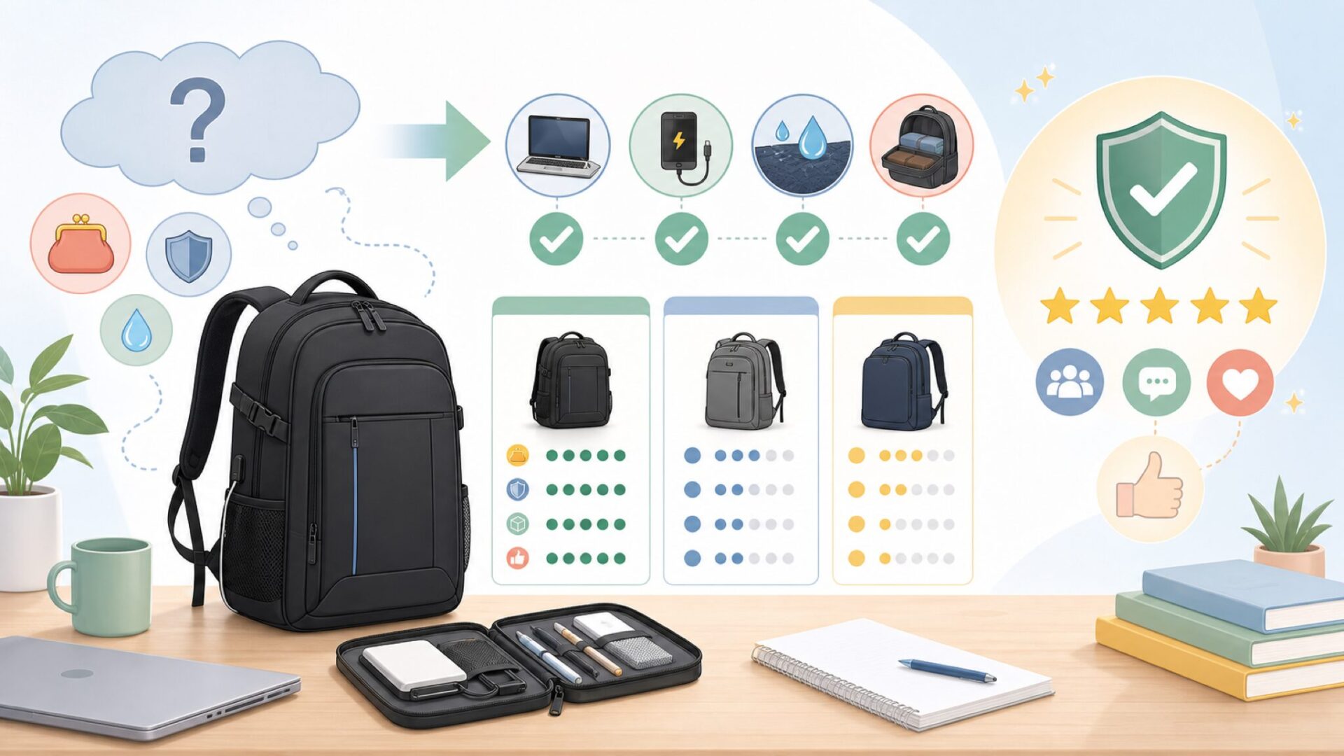 KROSERのコスパ——価格帯と品質のバランスを検証を表すイラスト