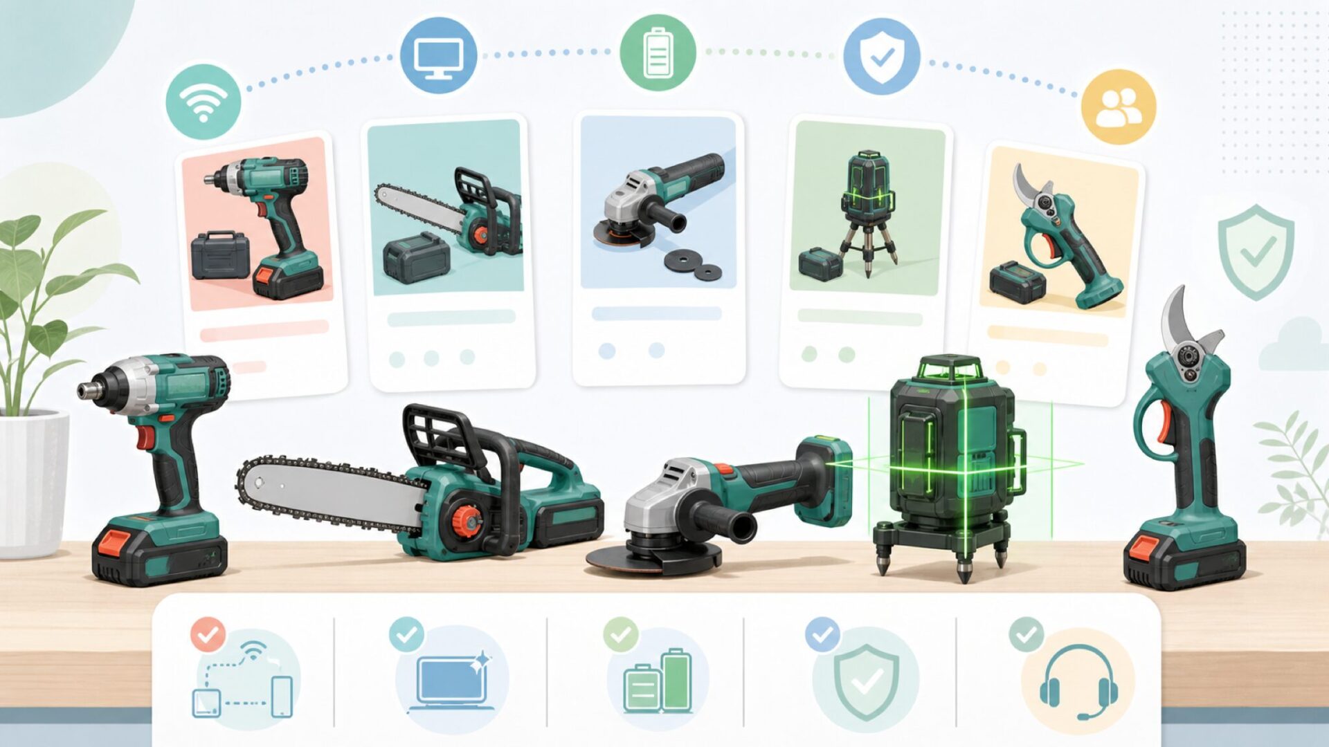 Eliklivが扱う製品カテゴリ——多彩なラインナップを把握するを表すイラスト