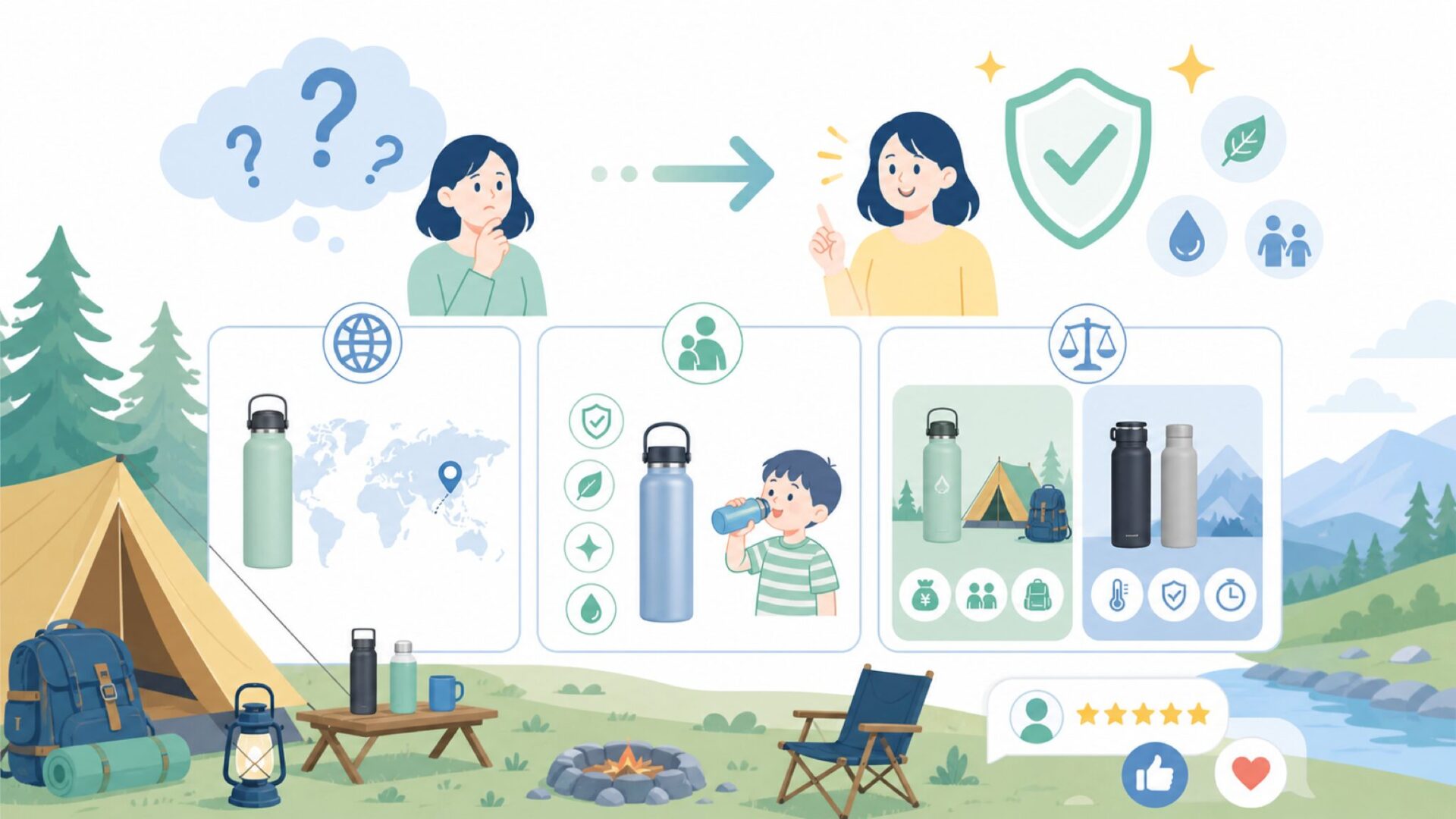よくある質問を表すイラスト