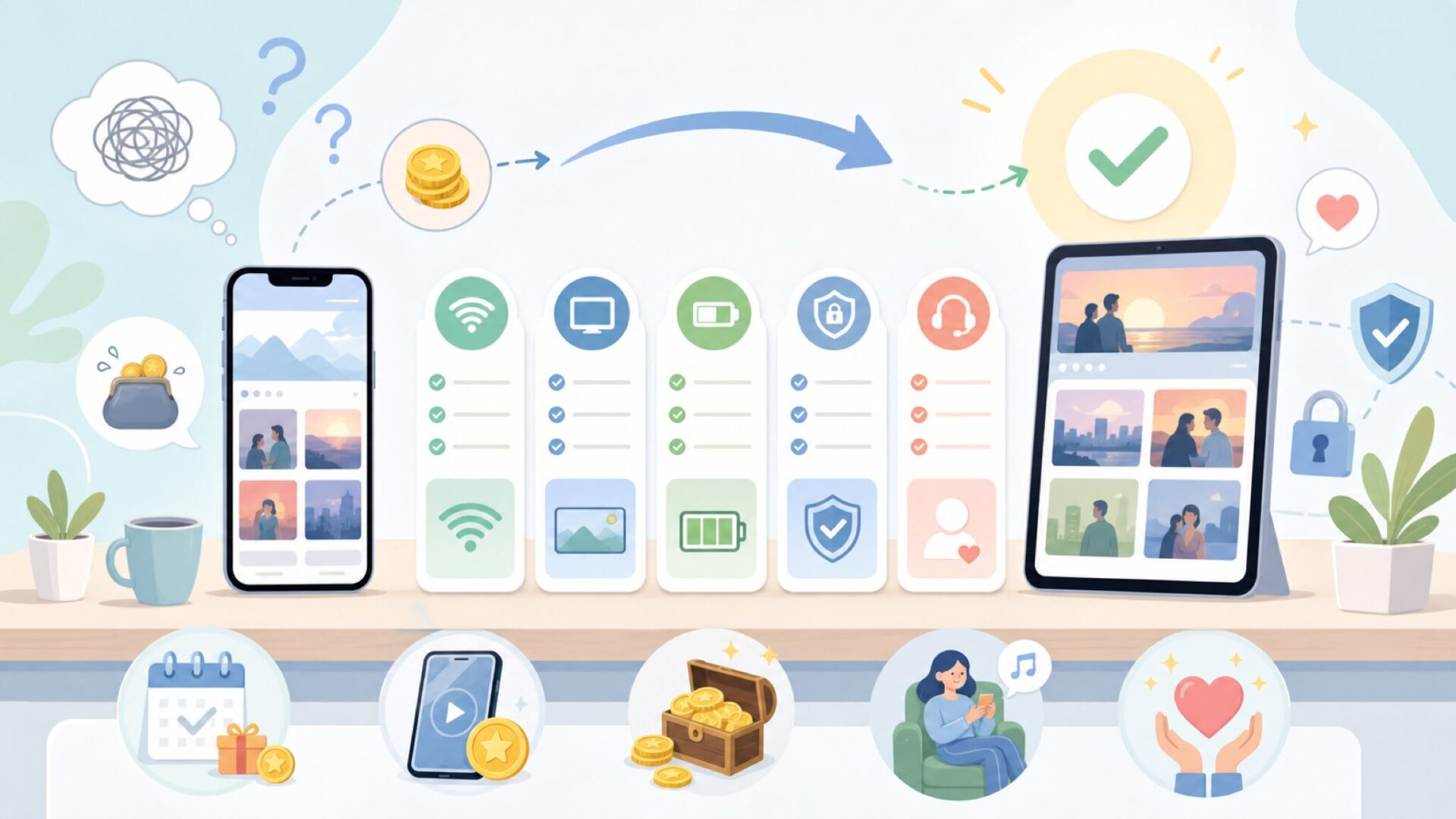 FlickReelsの料金体系を知っておこうを表すイラスト