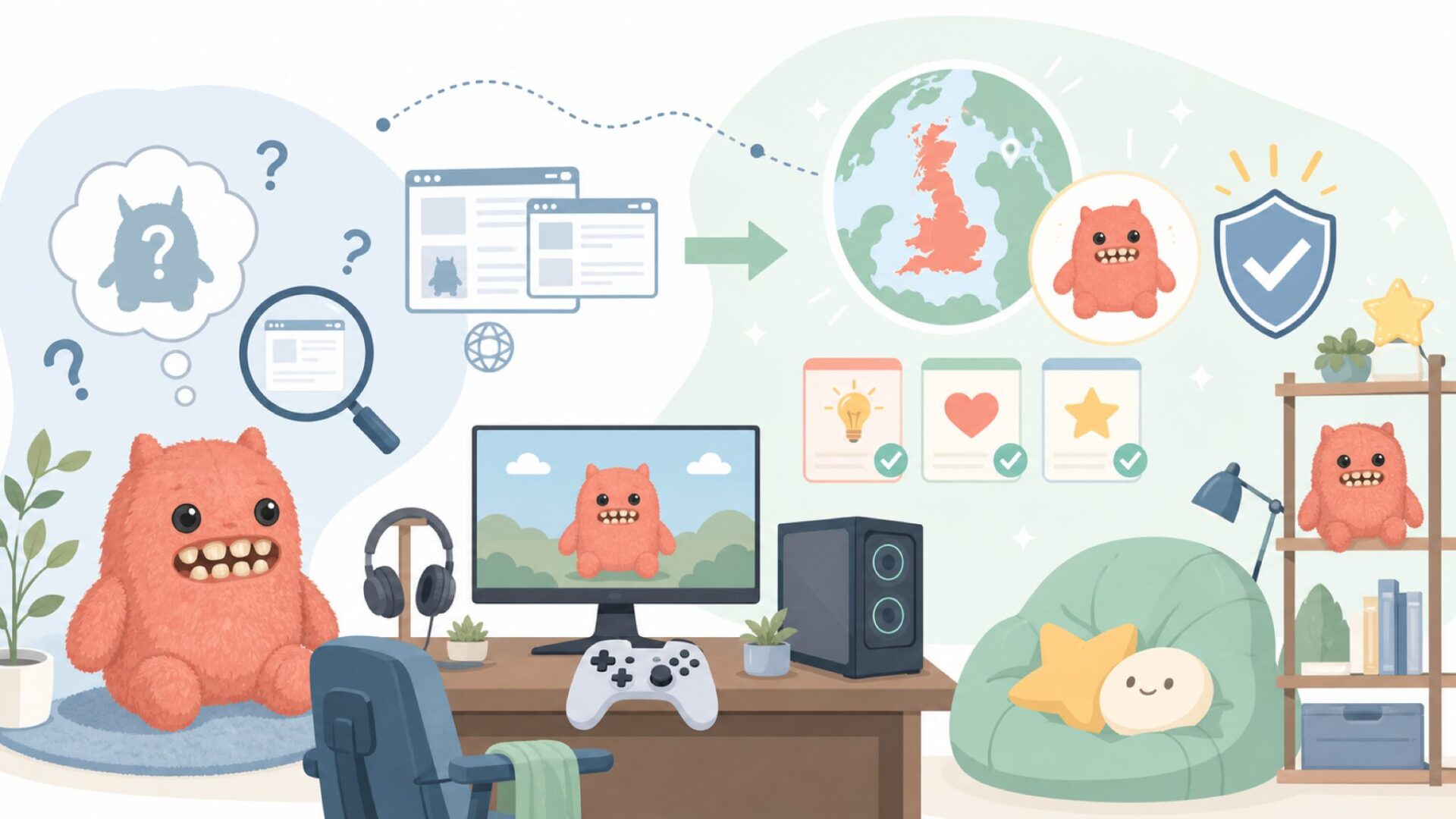 Fugglerはどこの国？発祥と誕生の背景を表すイラスト