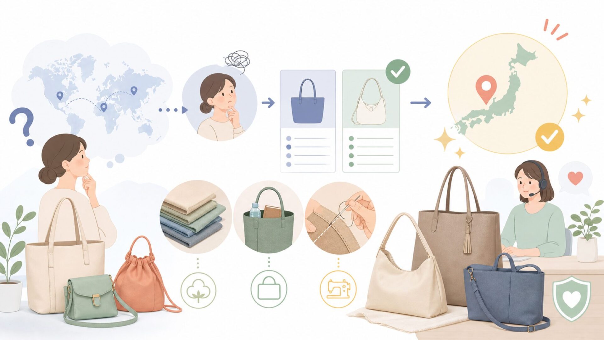 Mily biletはどこの国のブランド?結論からお伝えしますを表すイラスト