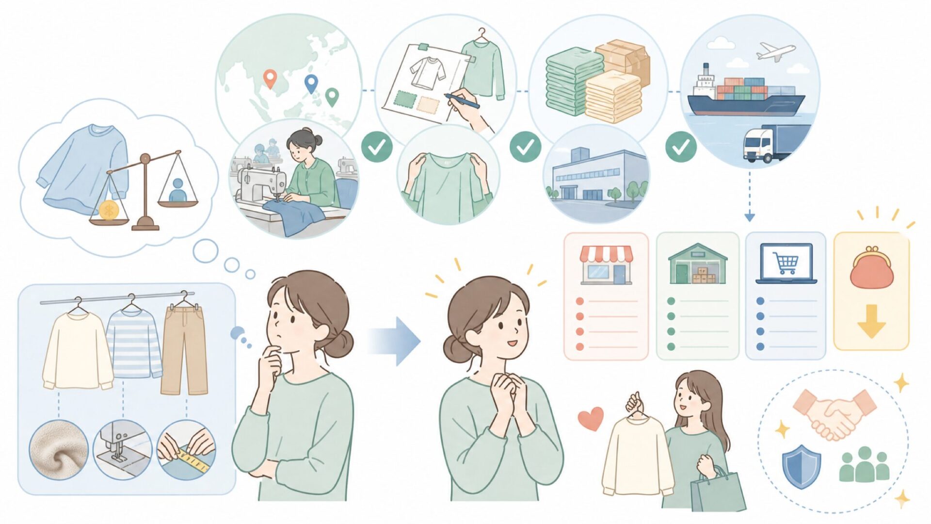 cocaがここまで安い本当の理由を表すイラスト