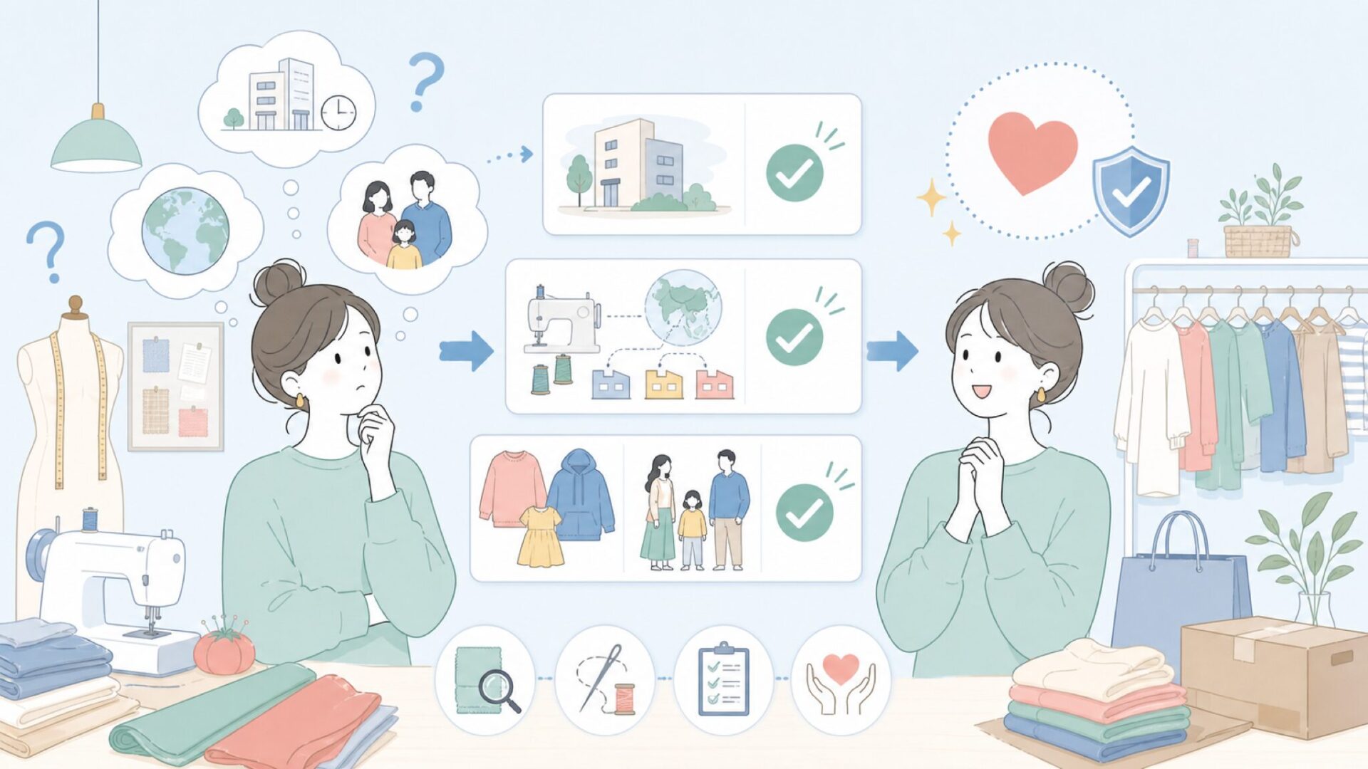 よくある質問を表すイラスト