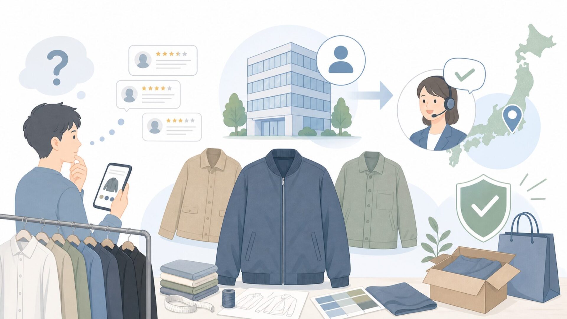 Nylaus（ナイラス）はどこの国のブランド？結論と運営会社の正体を表すイラスト