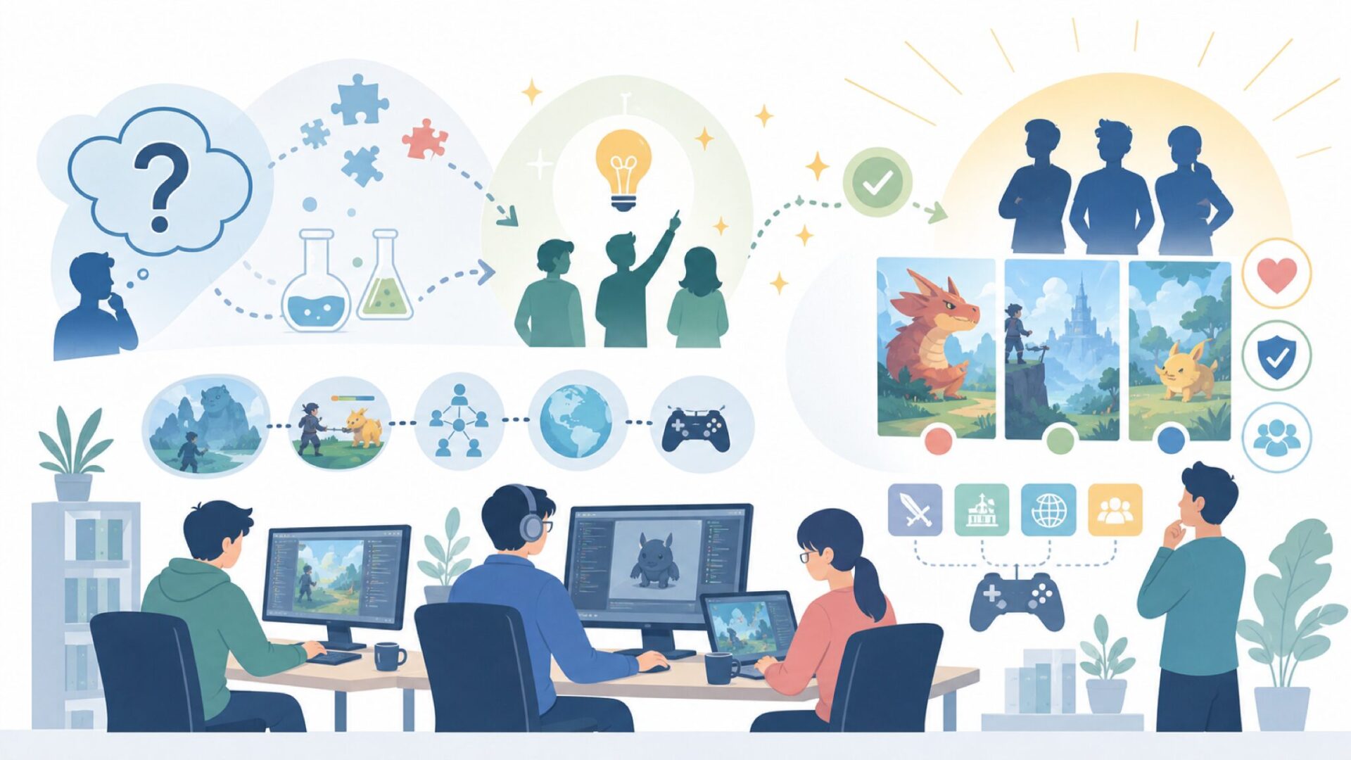 開発元「ポケットペア株式会社」のプロフィールを表すイラスト