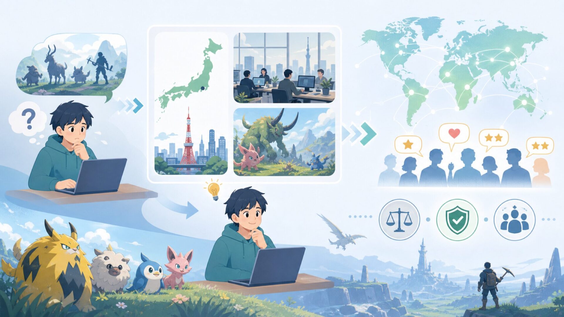 Palworld(パルワールド)はどこの国のゲーム?開発元ポケットペアの正体と評判を総まとめの要点を