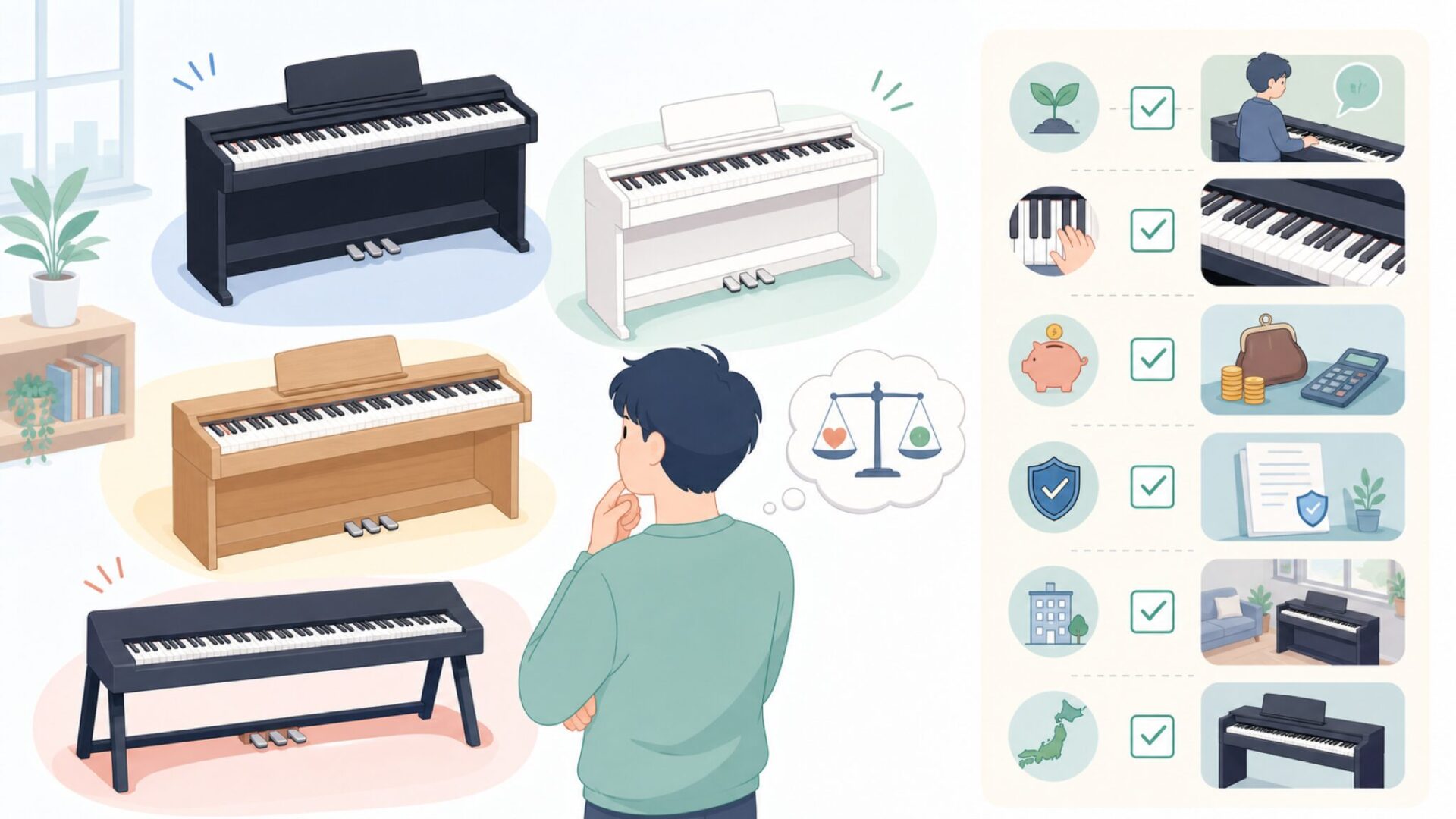 失敗しないiktmi選びと同価格帯の代替候補を表すイラスト