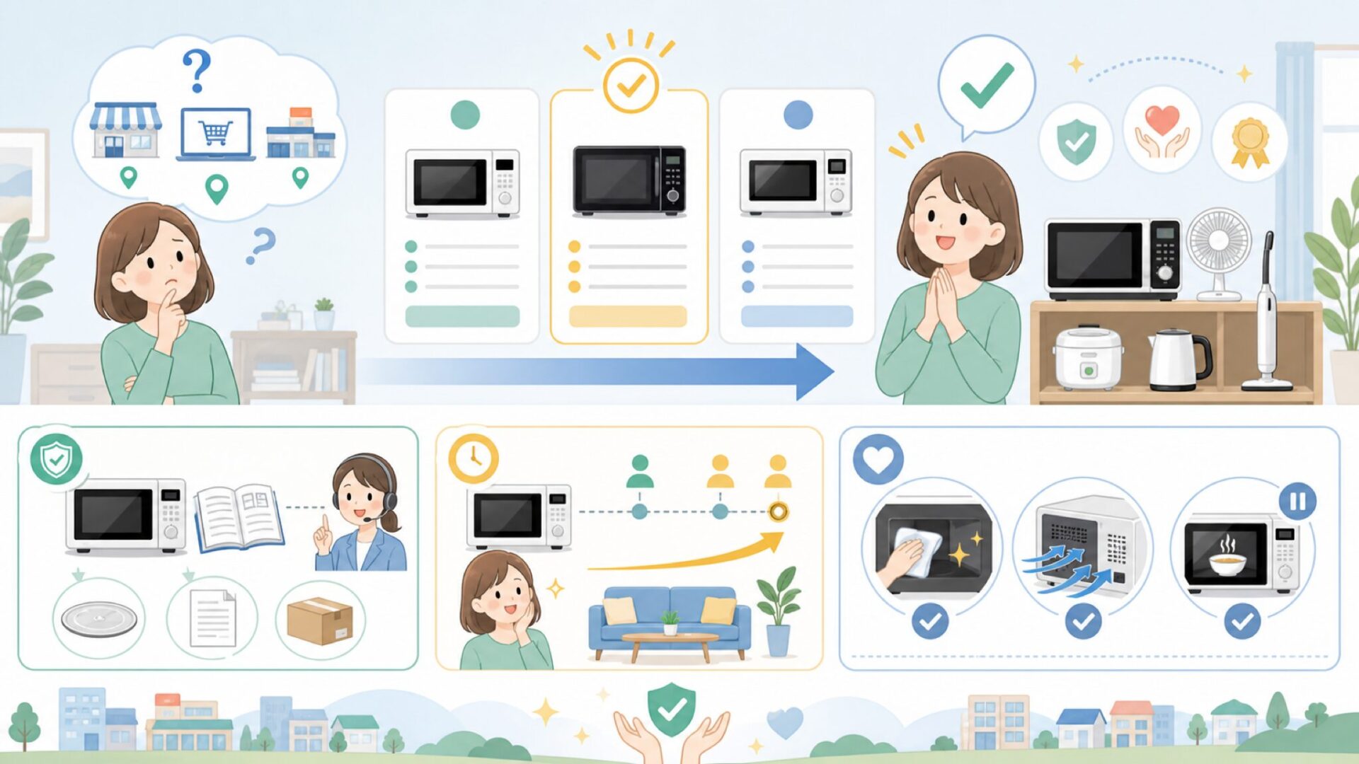 よくある質問を表すイラスト