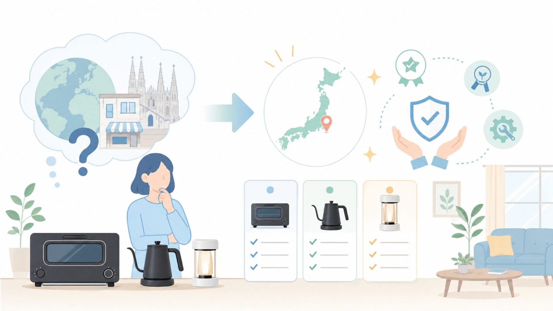 バルミューダはどこの国?まずは結論からお伝えしますを表すイラスト