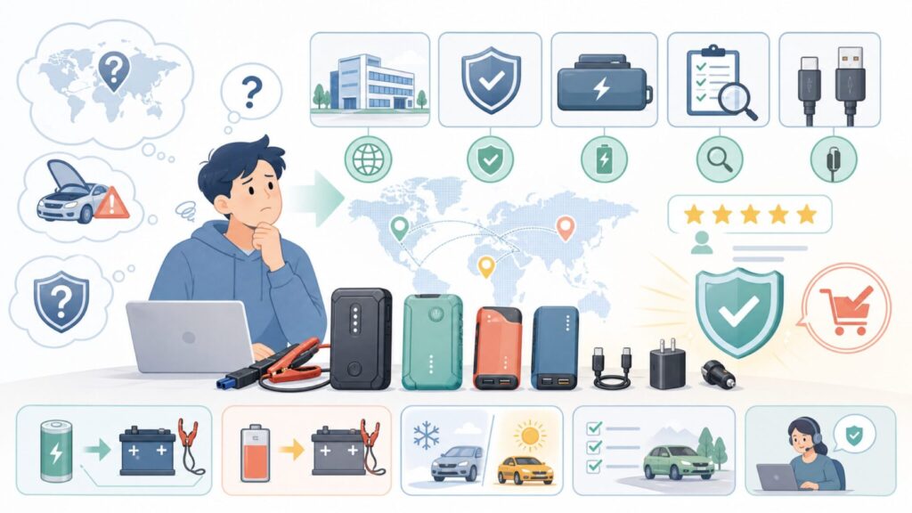 Autowitはどこの国?運営会社の実態・資本金・保証を解説の要点を表すイラスト