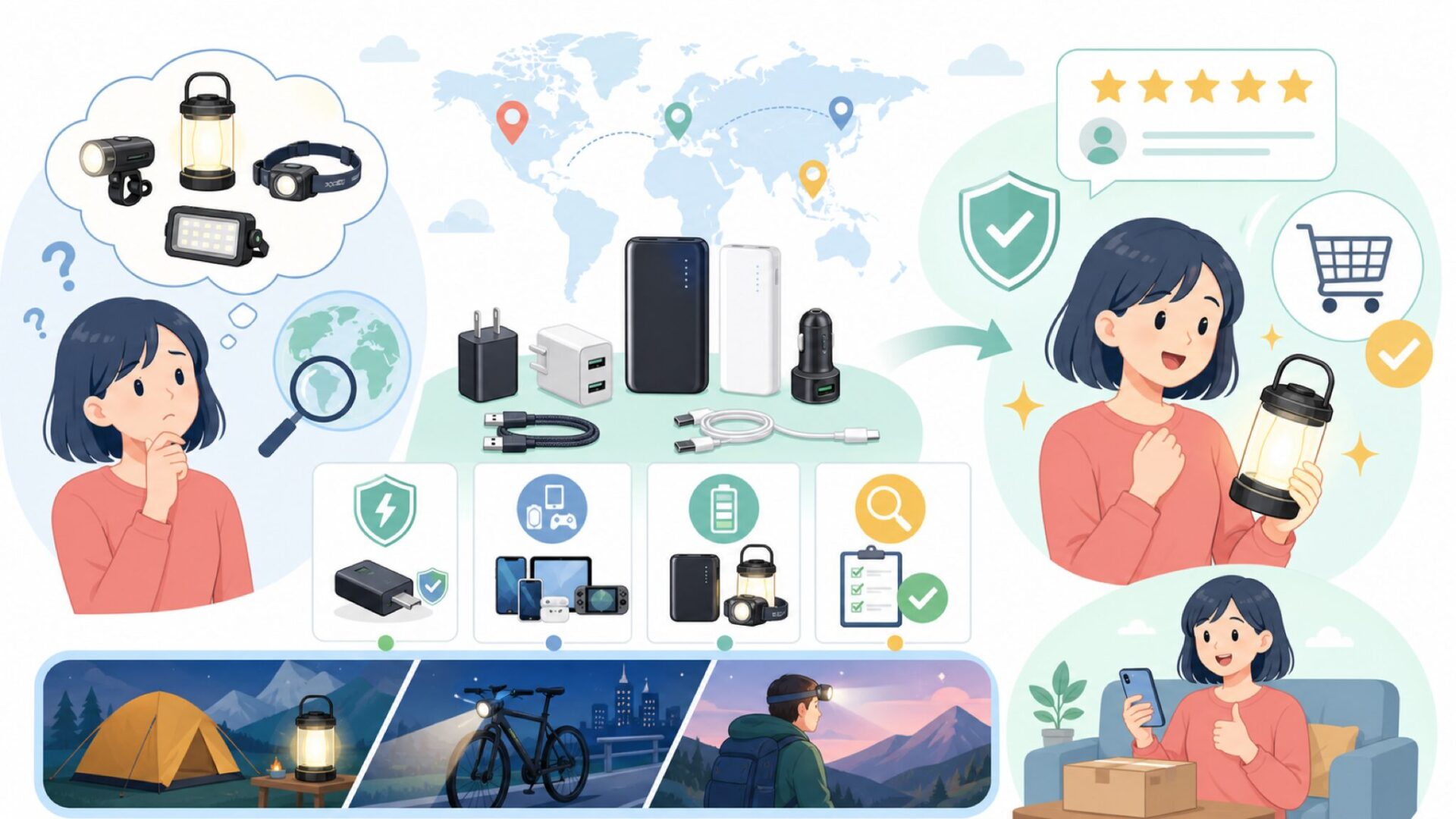 KEWISIはどこの国のブランド？評判とおすすめの人を解説の要点を表すイラスト