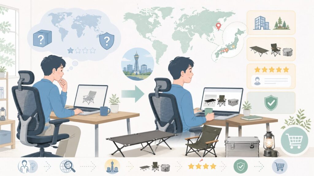 Ventlaxはどこの国のブランド？運営会社と代表製品を解説の要点を表すイラスト