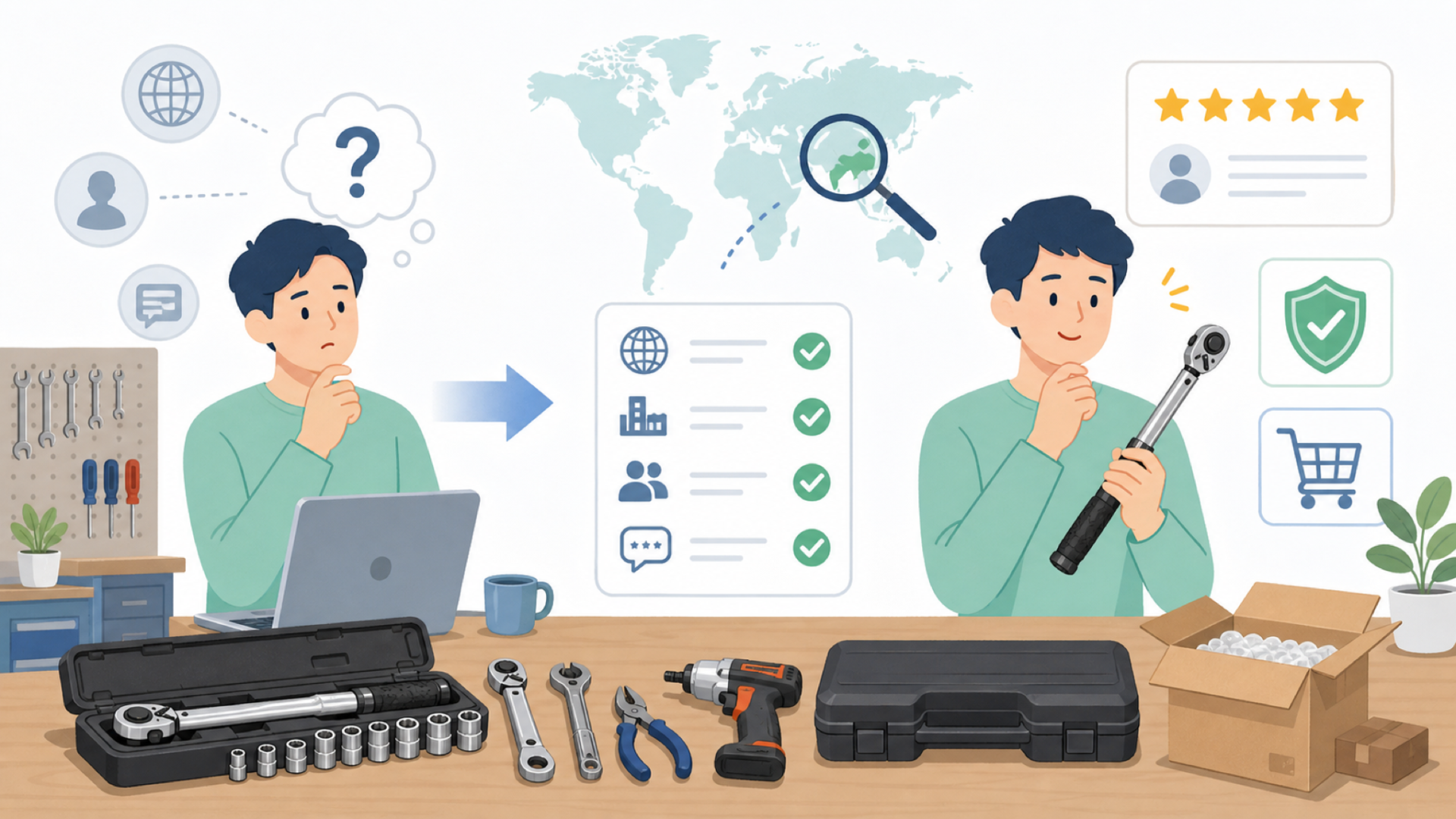 ATsafeproはどこの国のブランド?運営会社と評判を解説の要点を表すイラスト