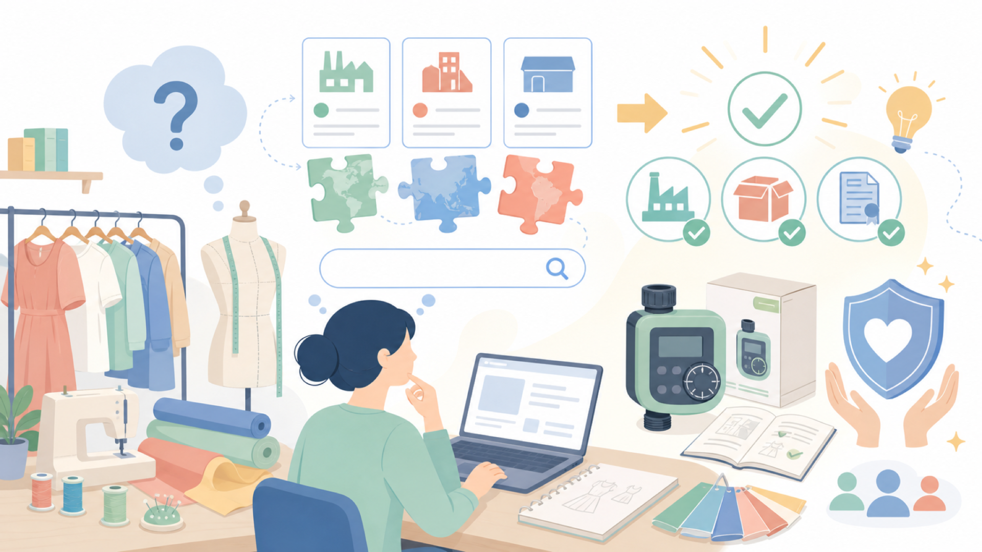 Diivoo散水タイマーはどこの国のブランド?を表すイラスト