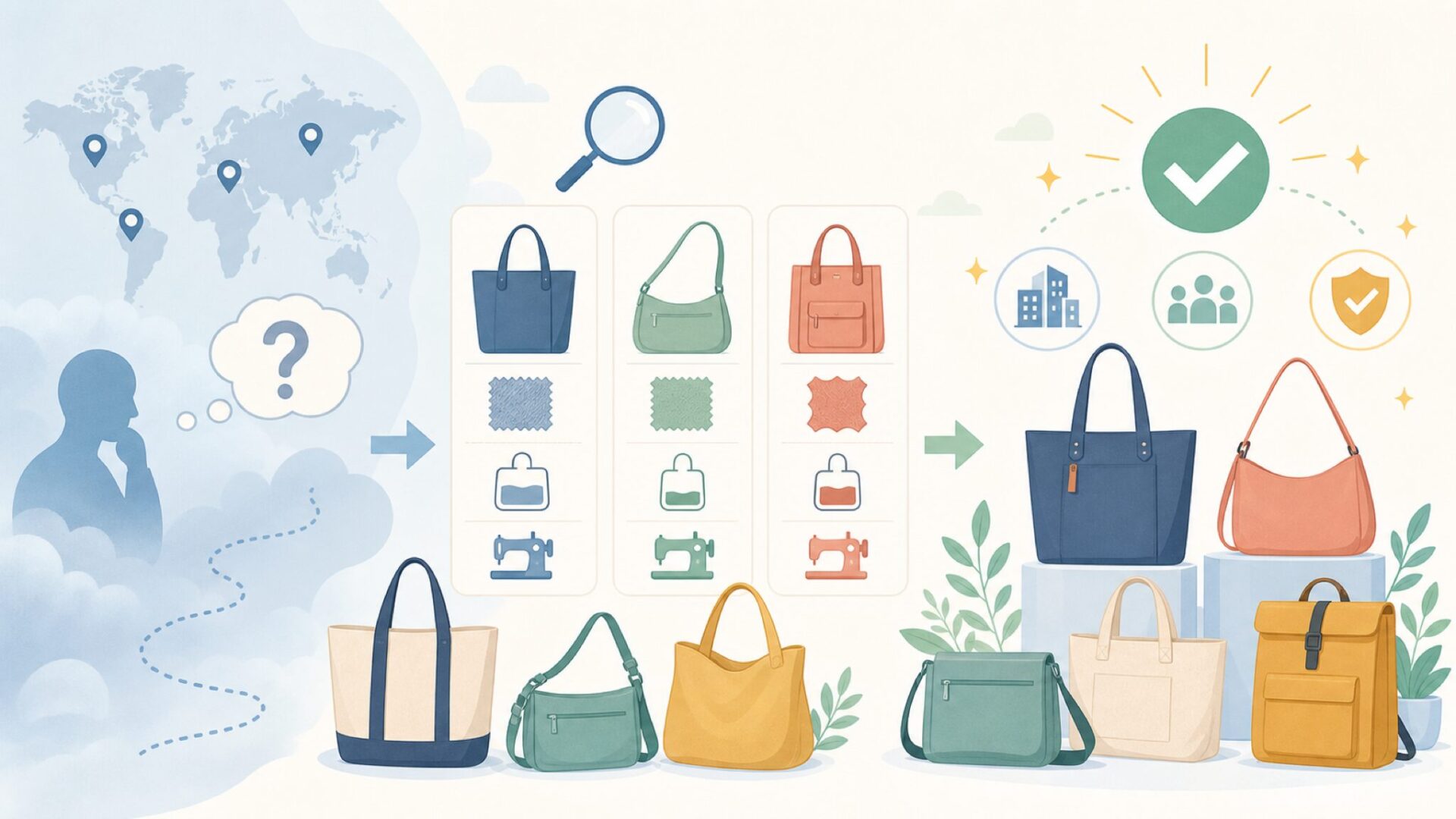 Vimonicはどこの国のブランド？企業情報からわかることを表すイラスト