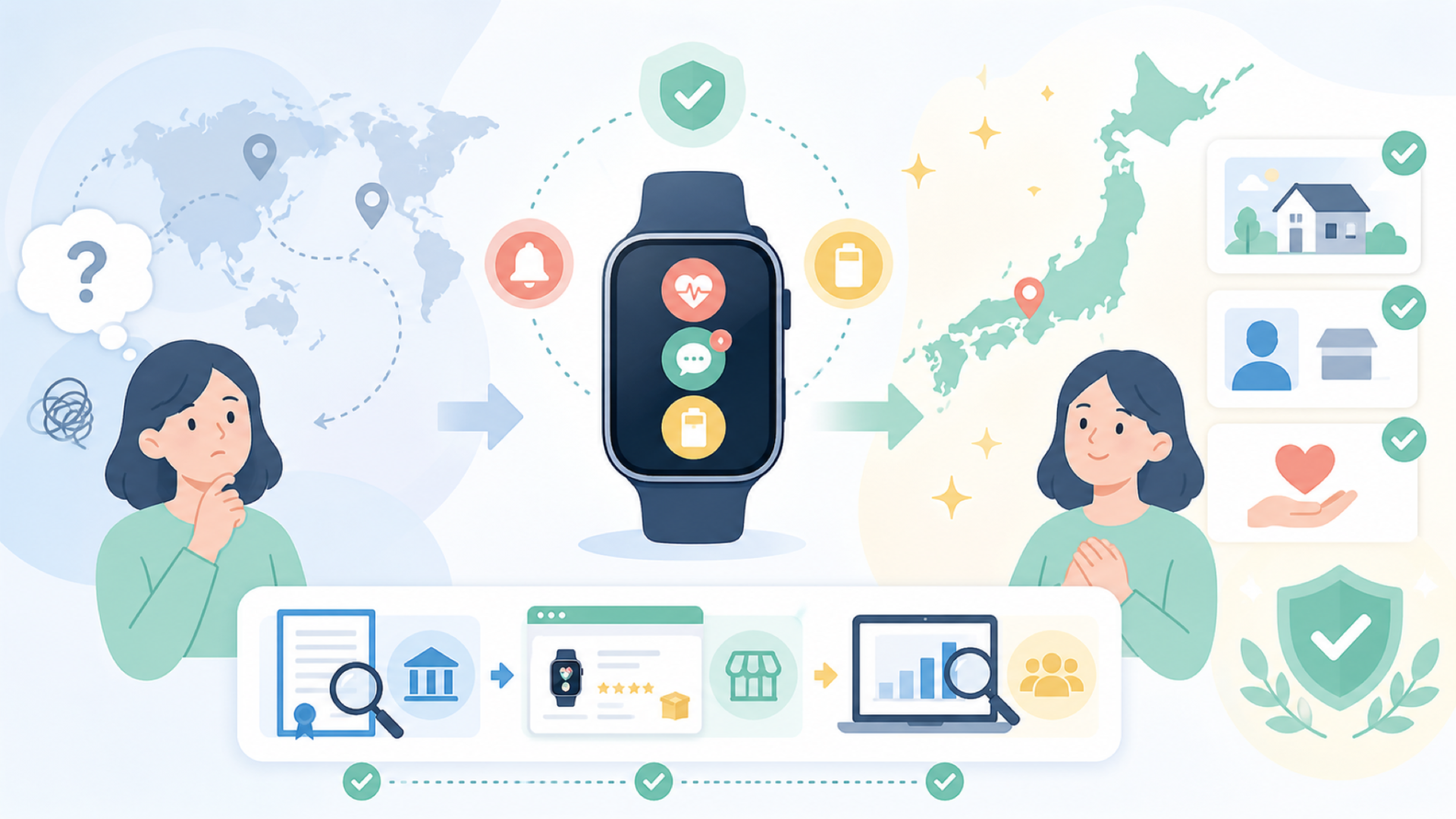 Remarks Japanはどこの国の会社?所在地・運営者を確認を表すイラスト