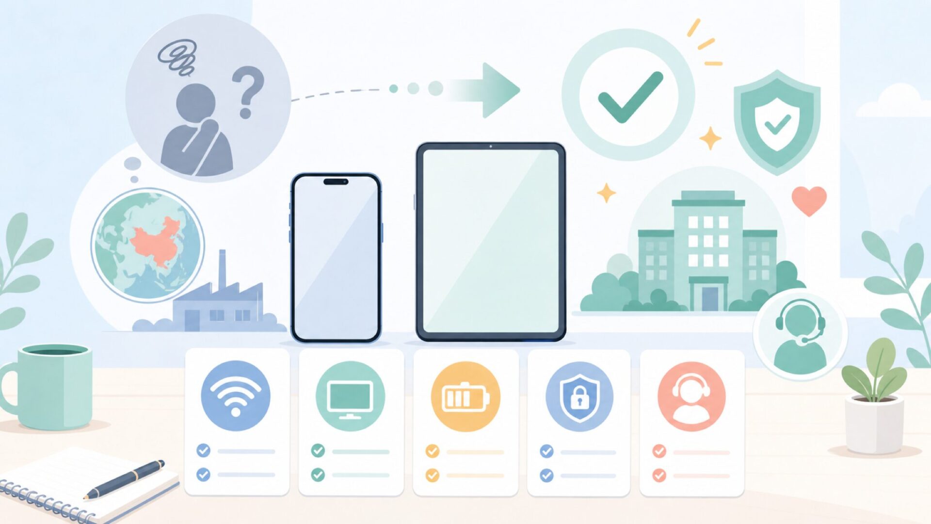 Topmakeはどこの国のブランド？運営会社は？を表すイラスト