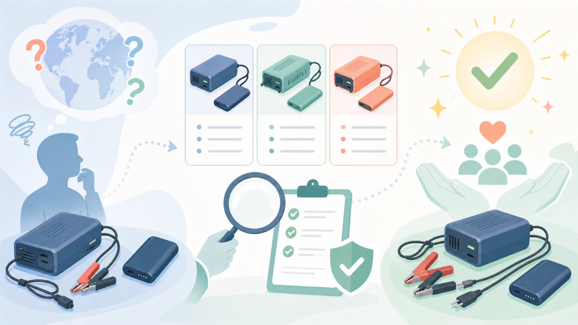 Voltstarはどこの国のブランド?を表すイラスト