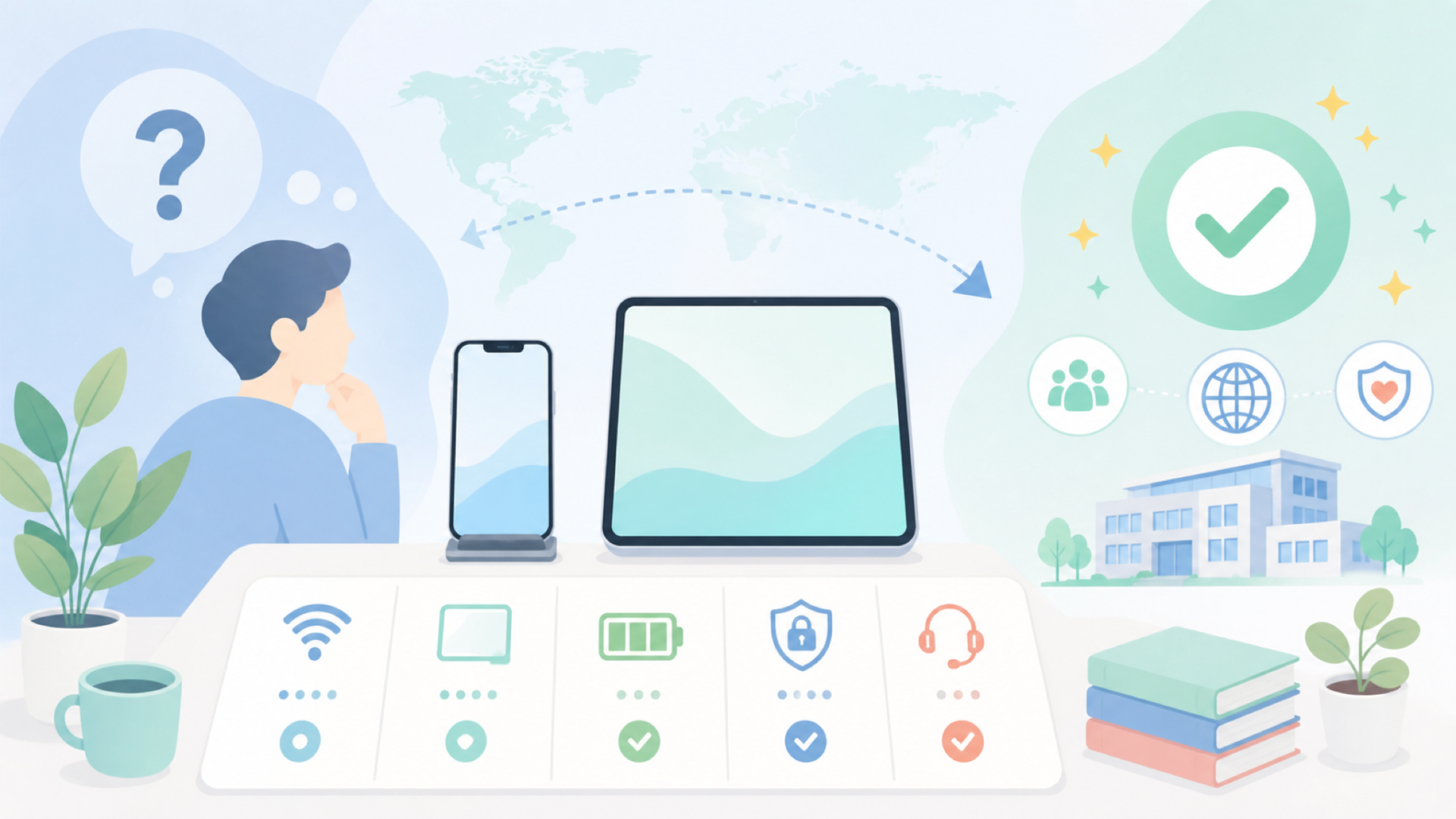 SwanScoutはどこの国のブランド?運営会社と所在地を確認を表すイラスト
