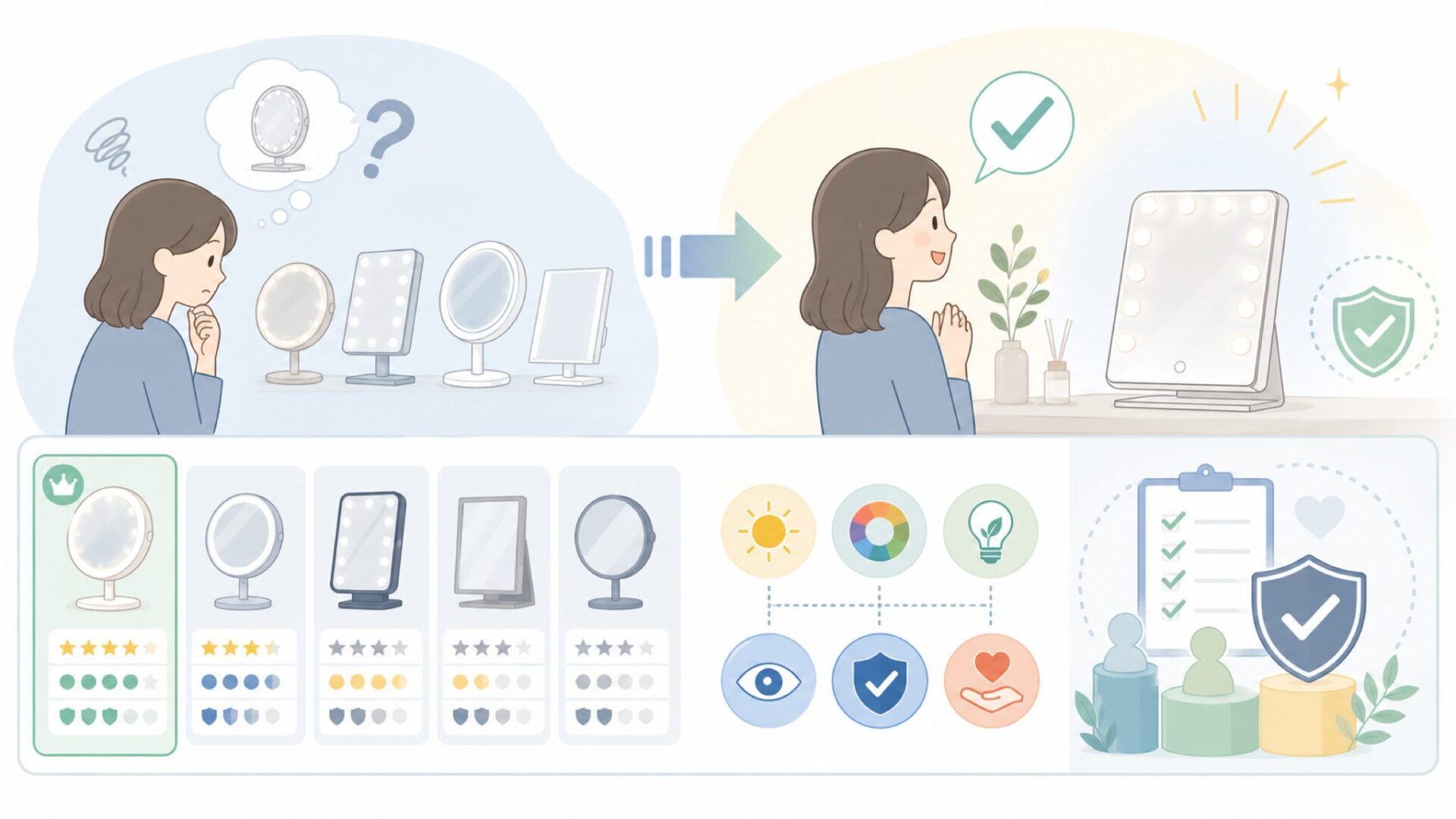 FENCHILINは信頼できるブランドなのかを表すイラスト
